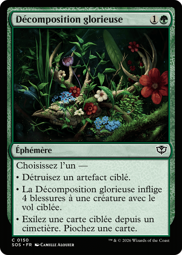 Décomposition glorieuse — Secrets of Strixhaven — Magic: The Gathering