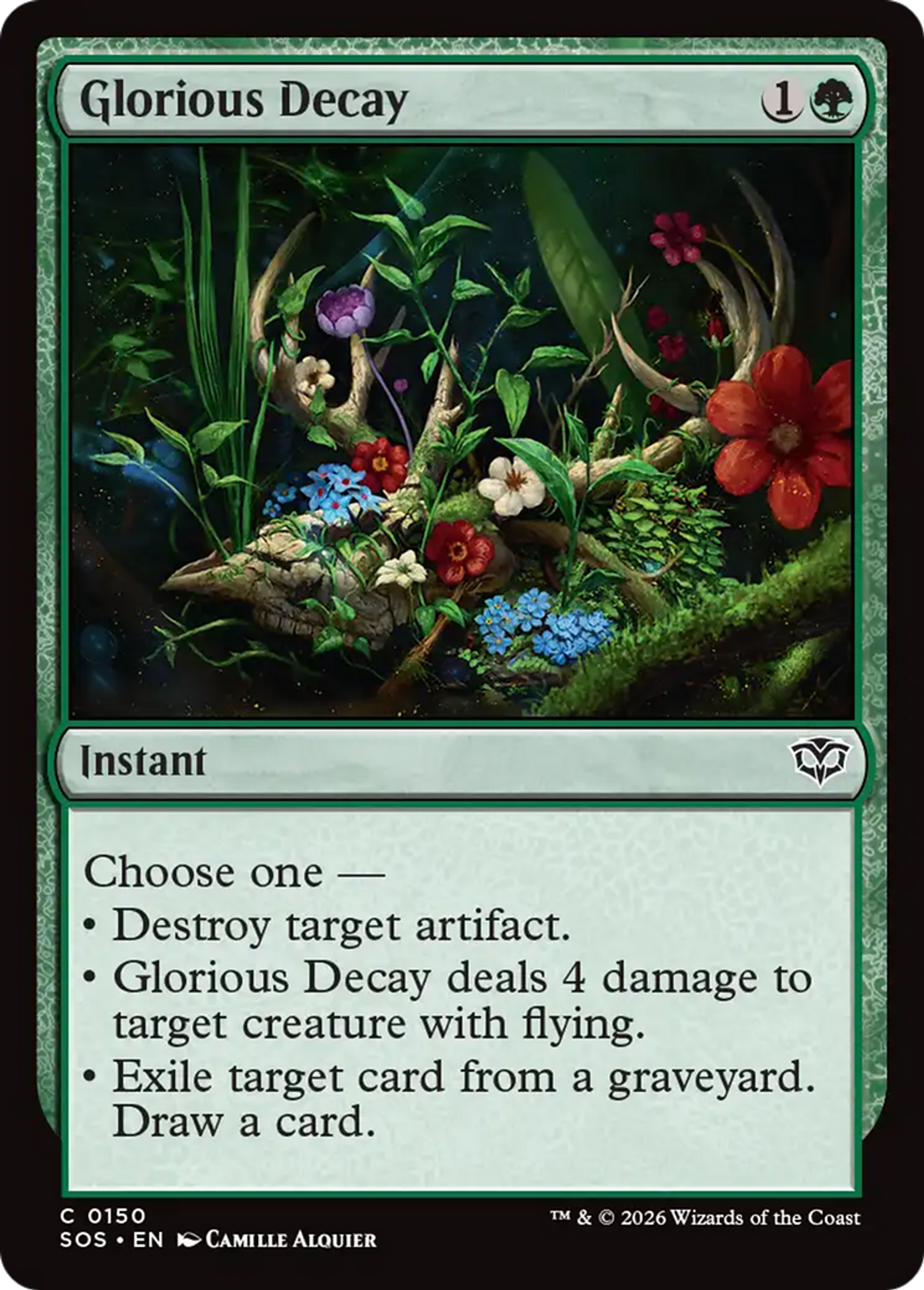 Décomposition glorieuse — Secrets of Strixhaven — Magic: The Gathering