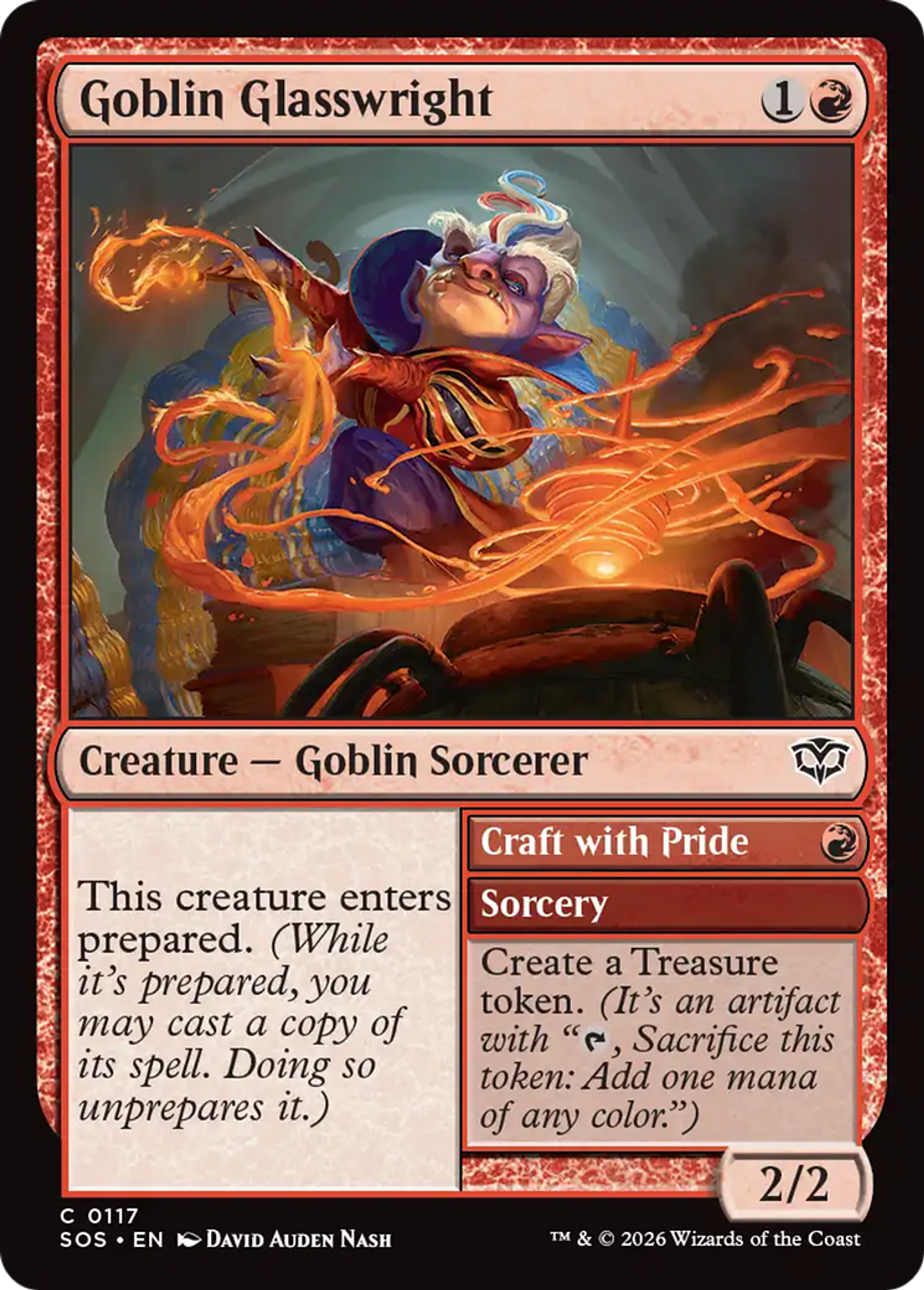 Forgeverre gobelin // Craft with Pride — Secrets of Strixhaven — Magic: The Gathering