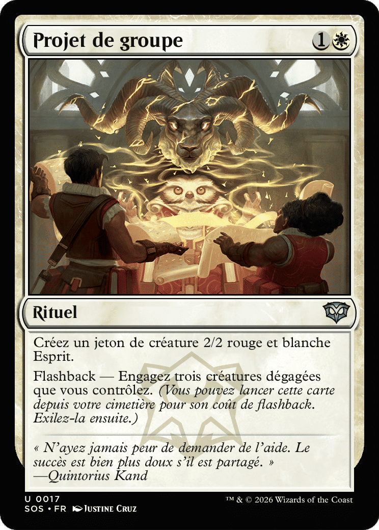 Projet de groupe — Secrets of Strixhaven — Magic: The Gathering