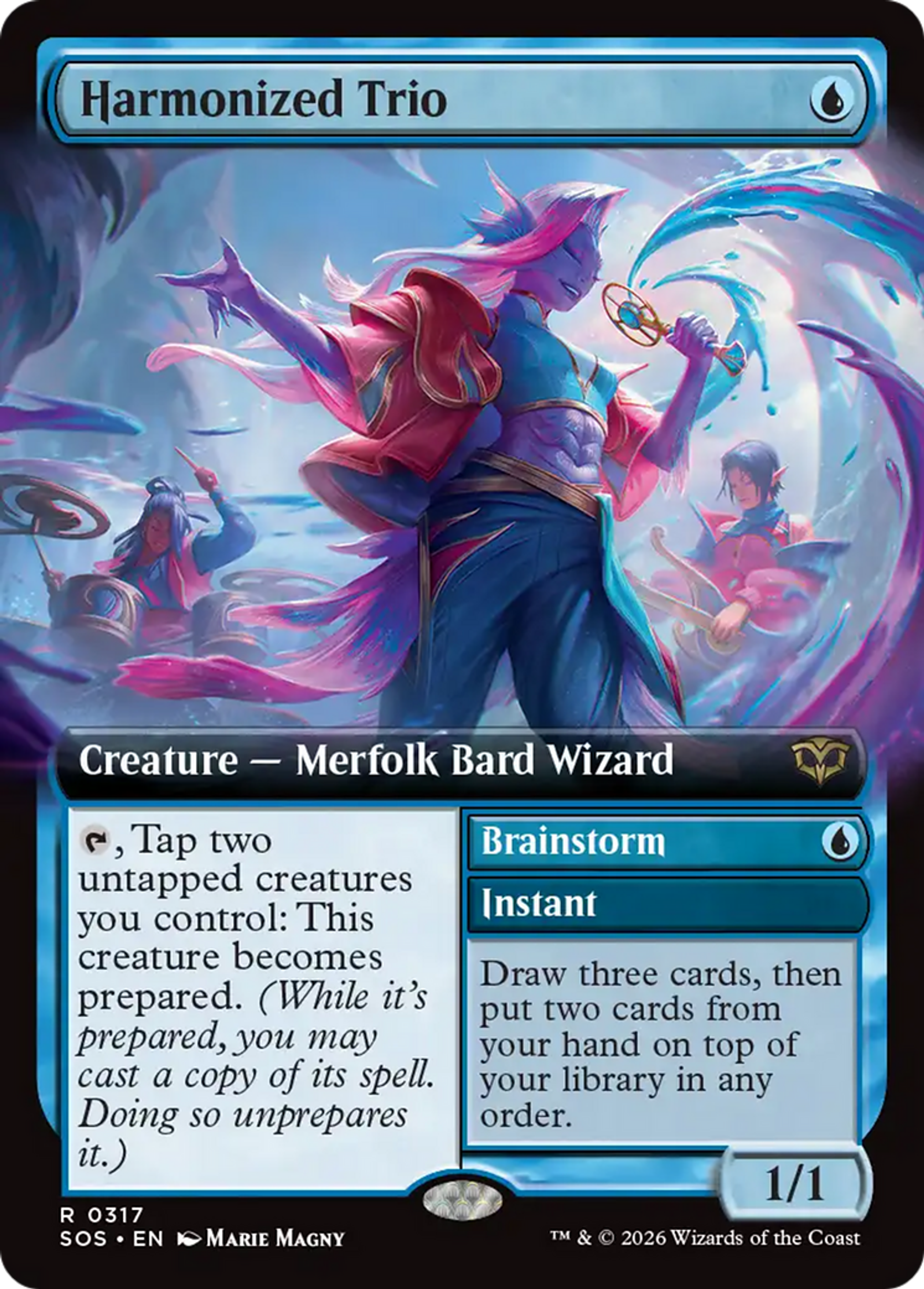 Trio harmonisé // Brainstorm — Secrets of Strixhaven — Magic: The Gathering