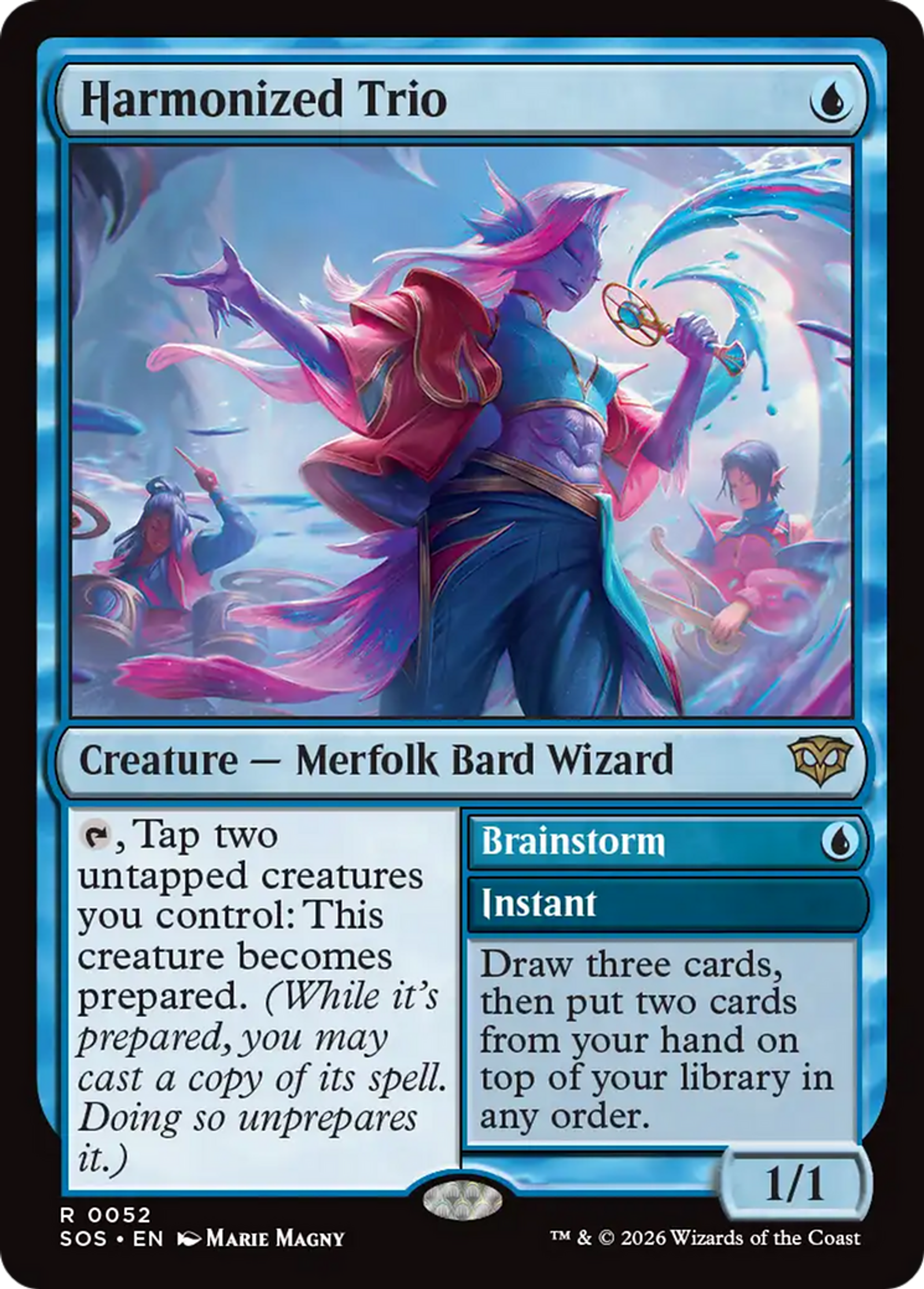 Trio harmonisé // Brainstorm — Secrets of Strixhaven — Magic: The Gathering
