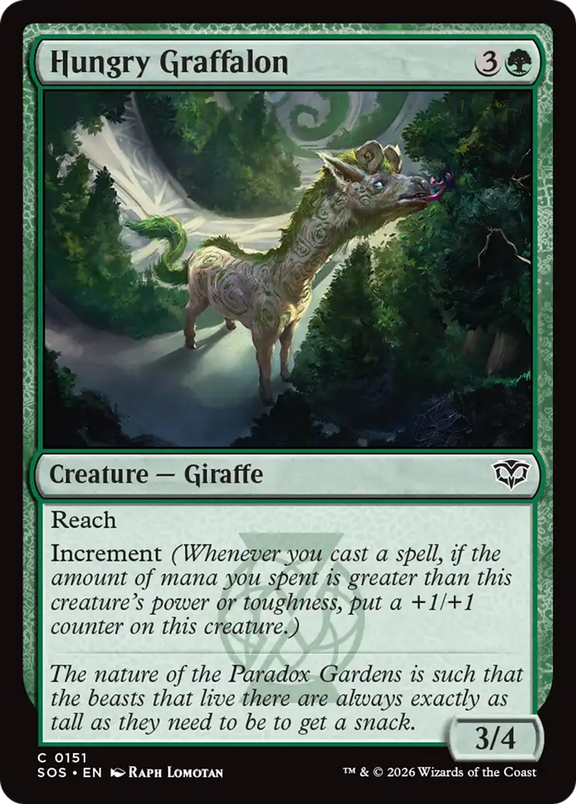 Hungry Graffalon — Secrets of Strixhaven — Magic: The Gathering