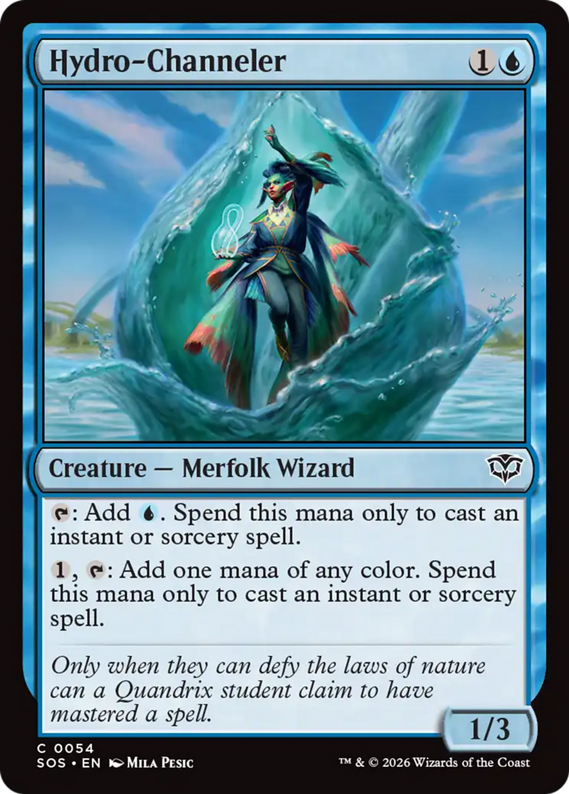 Hydro-canaliseuse — Secrets of Strixhaven — Magic: The Gathering