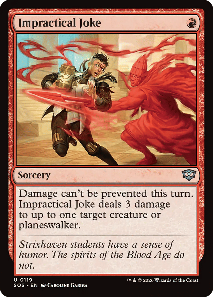 Impractical Joke — Secrets of Strixhaven — Magic: The Gathering