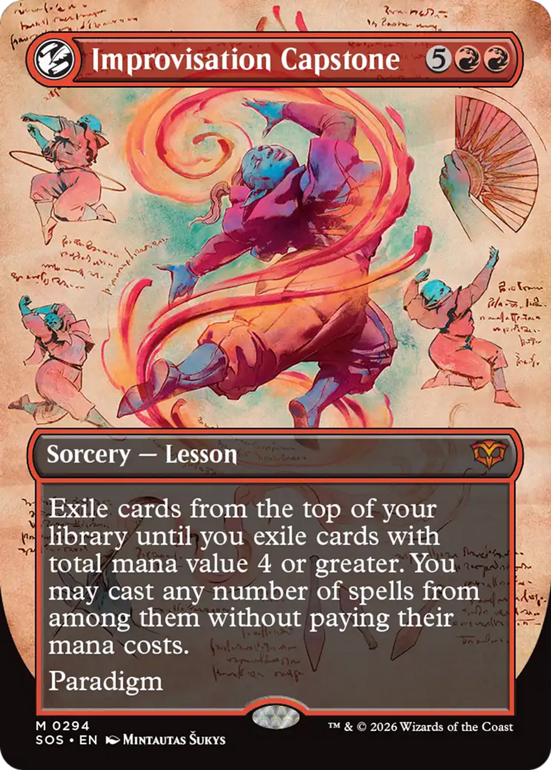 Chef-d'œuvre d'improvisation — Secrets of Strixhaven — Magic: The Gathering