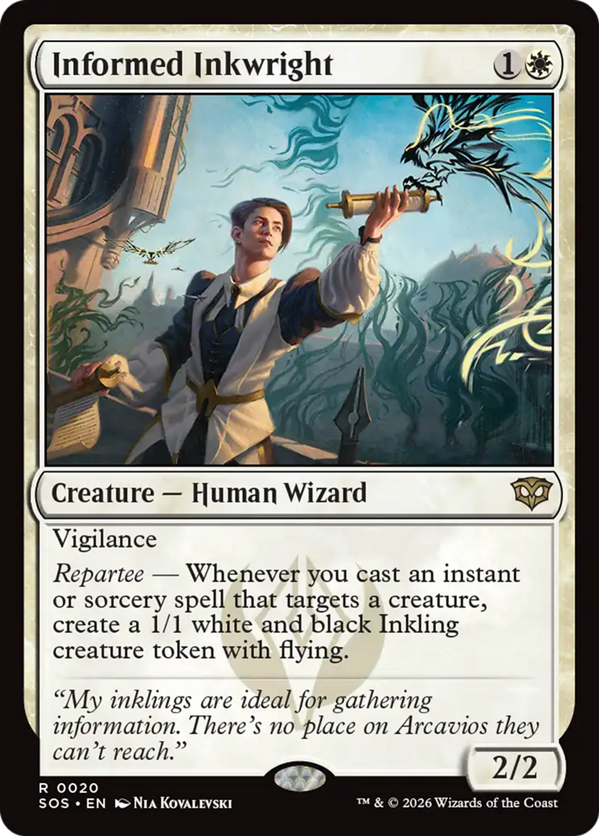Informed Inkwright — Secrets of Strixhaven — Magic: The Gathering