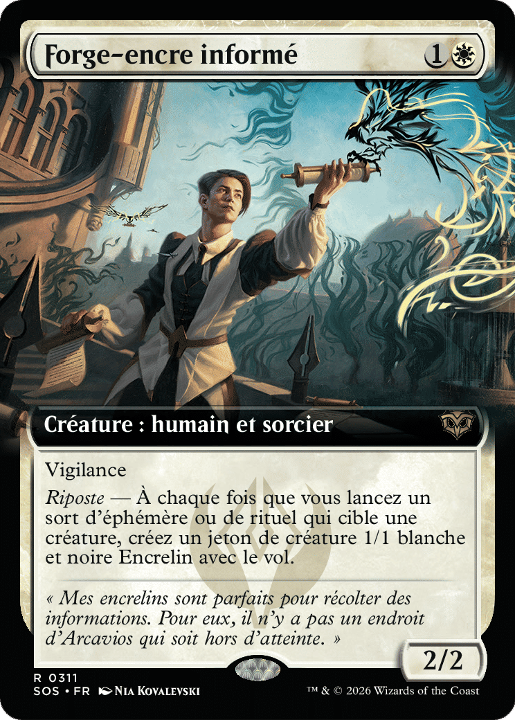 Forge-encre informé — Secrets of Strixhaven — Magic: The Gathering