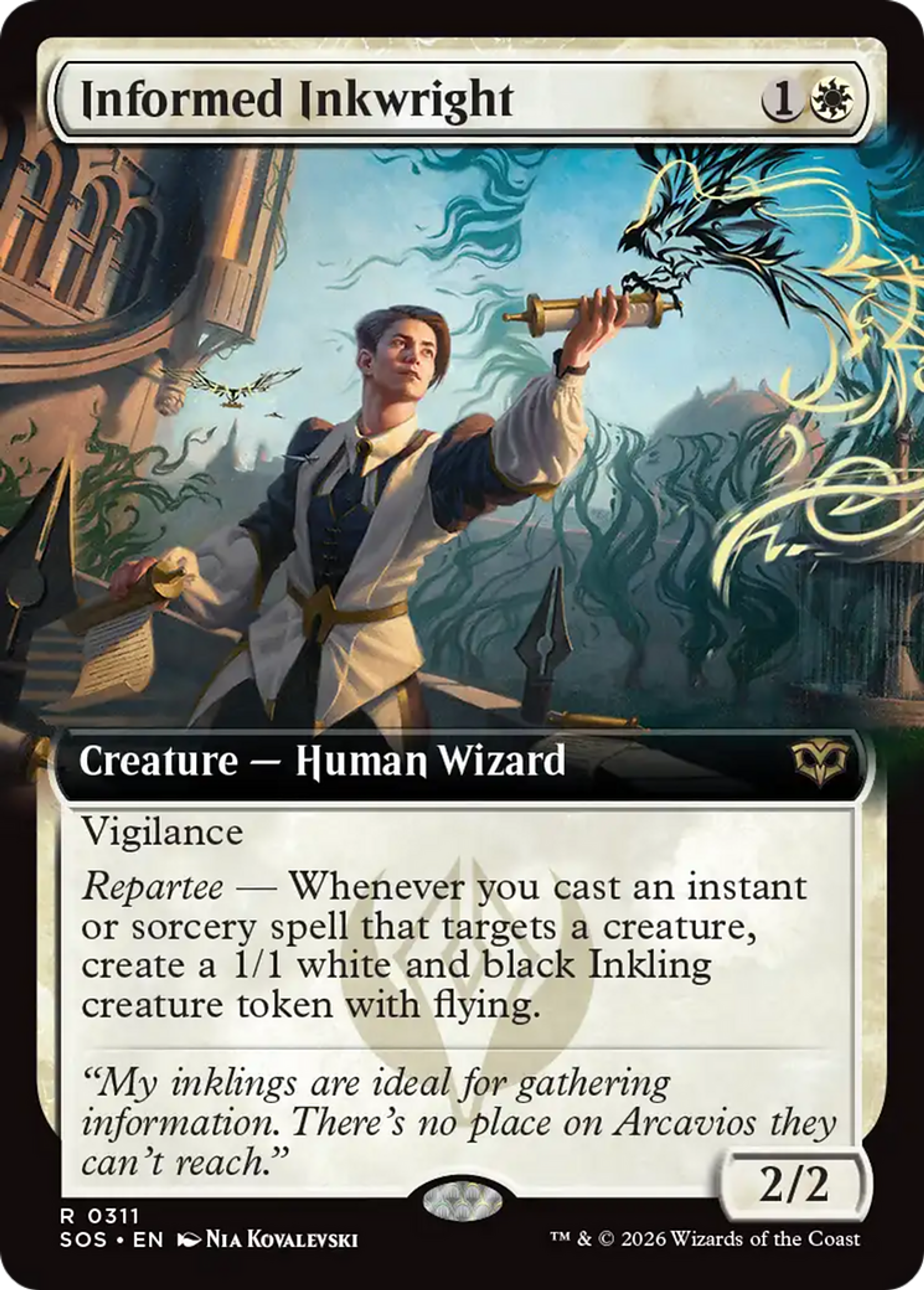 Forge-encre informé — Secrets of Strixhaven — Magic: The Gathering