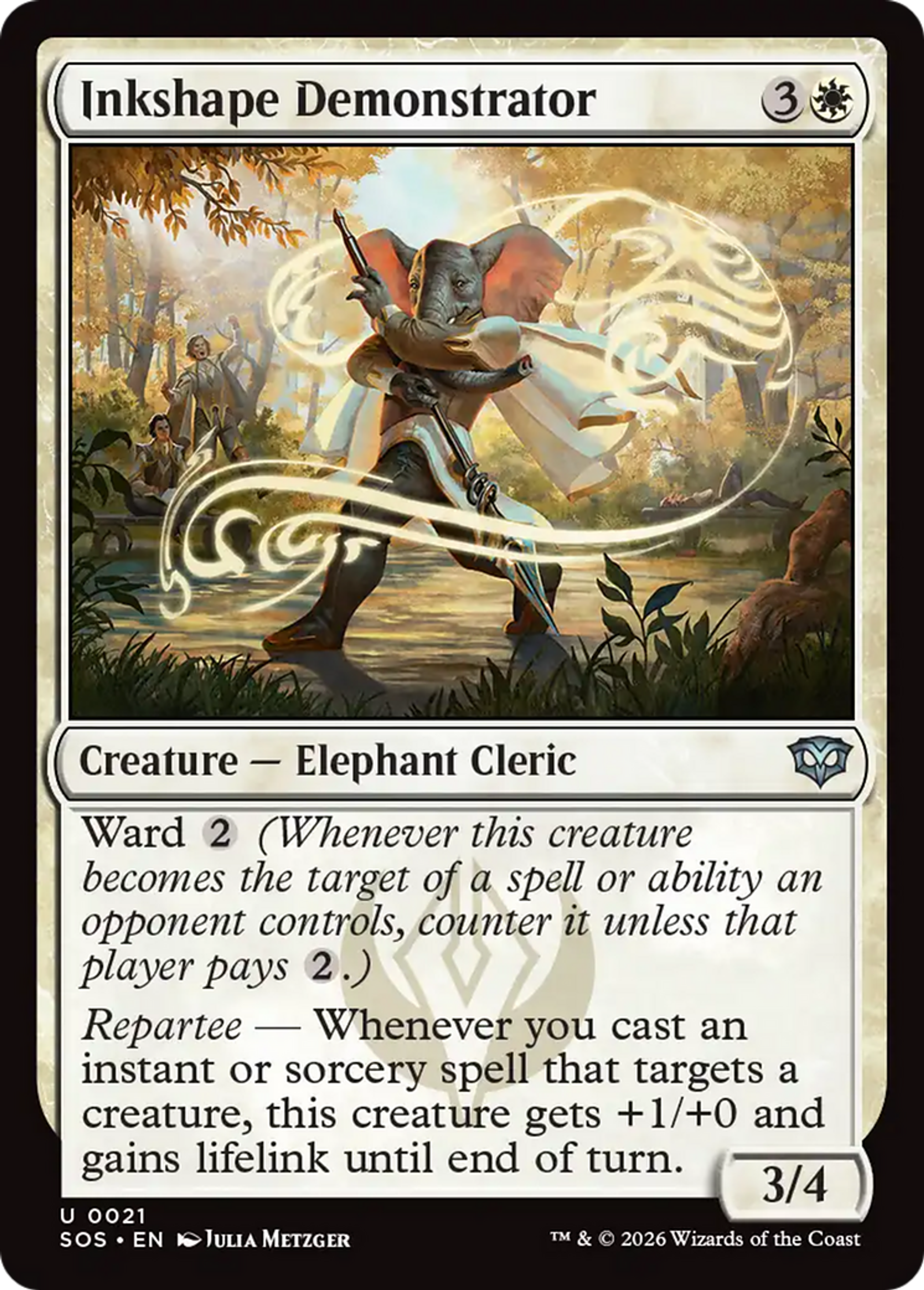 Inkshape Demonstrator — Secrets of Strixhaven — Magic: The Gathering