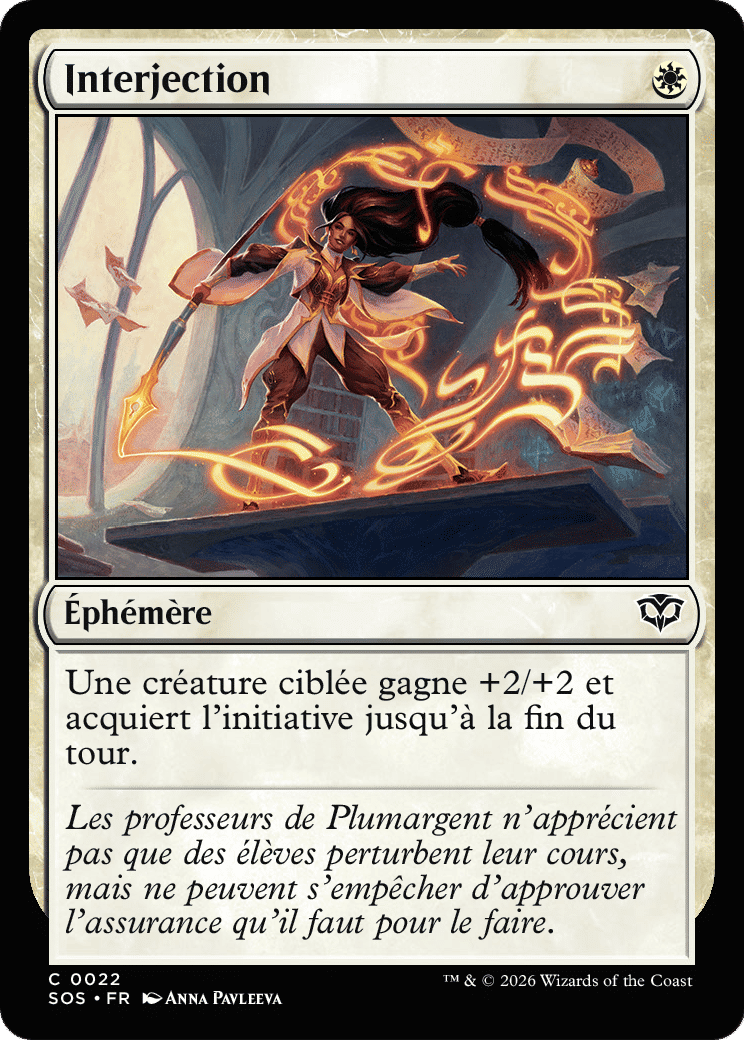 Interjection — Secrets of Strixhaven — Magic: The Gathering