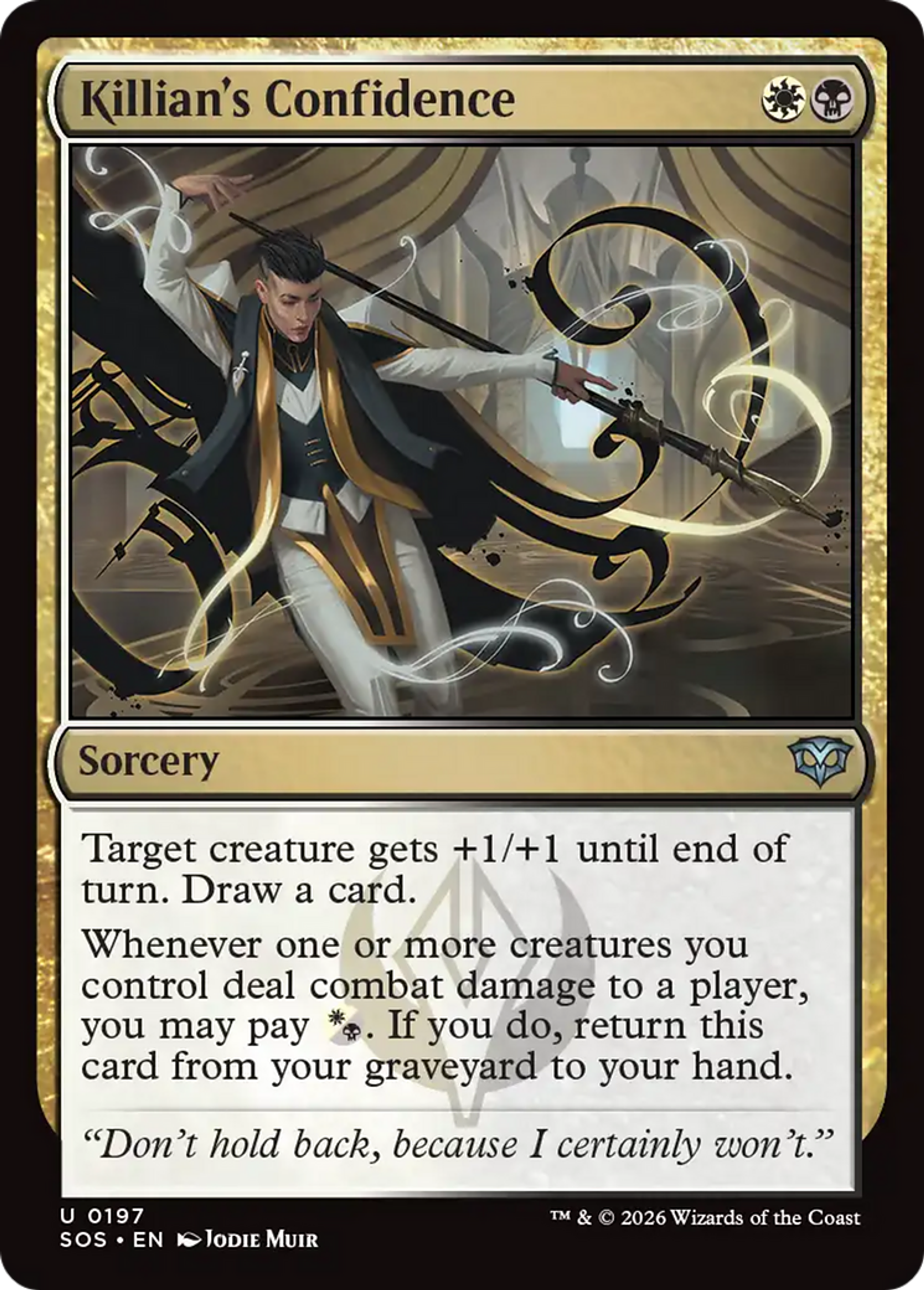 Killian's Confidence — Secrets of Strixhaven — Magic: The Gathering