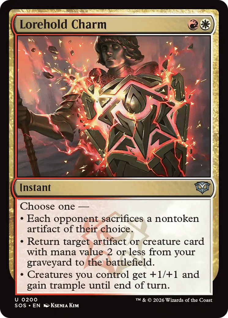 Lorehold Charm — Secrets of Strixhaven — Magic: The Gathering