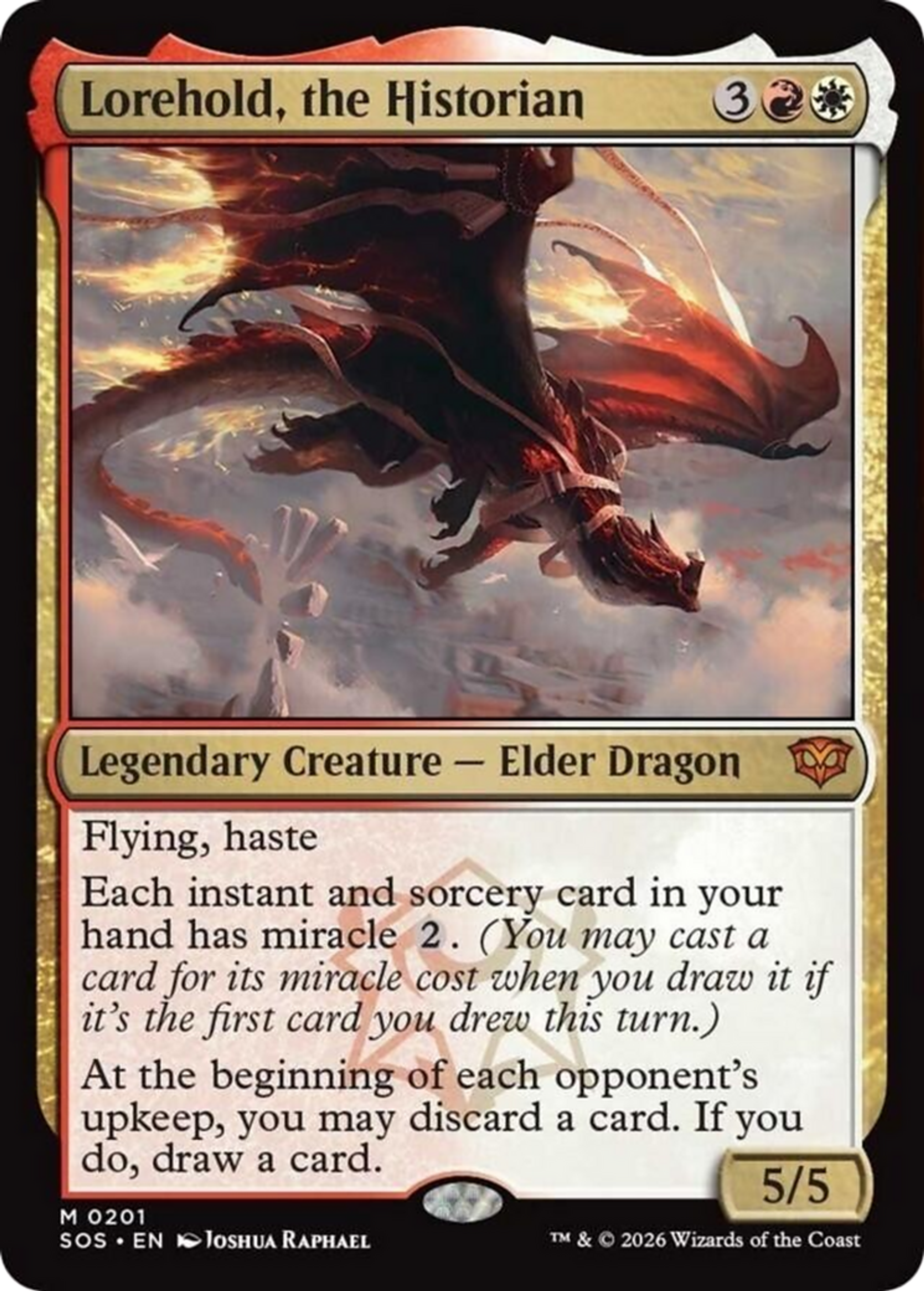Lorehold, the Historian — Secrets of Strixhaven — Magic: The Gathering