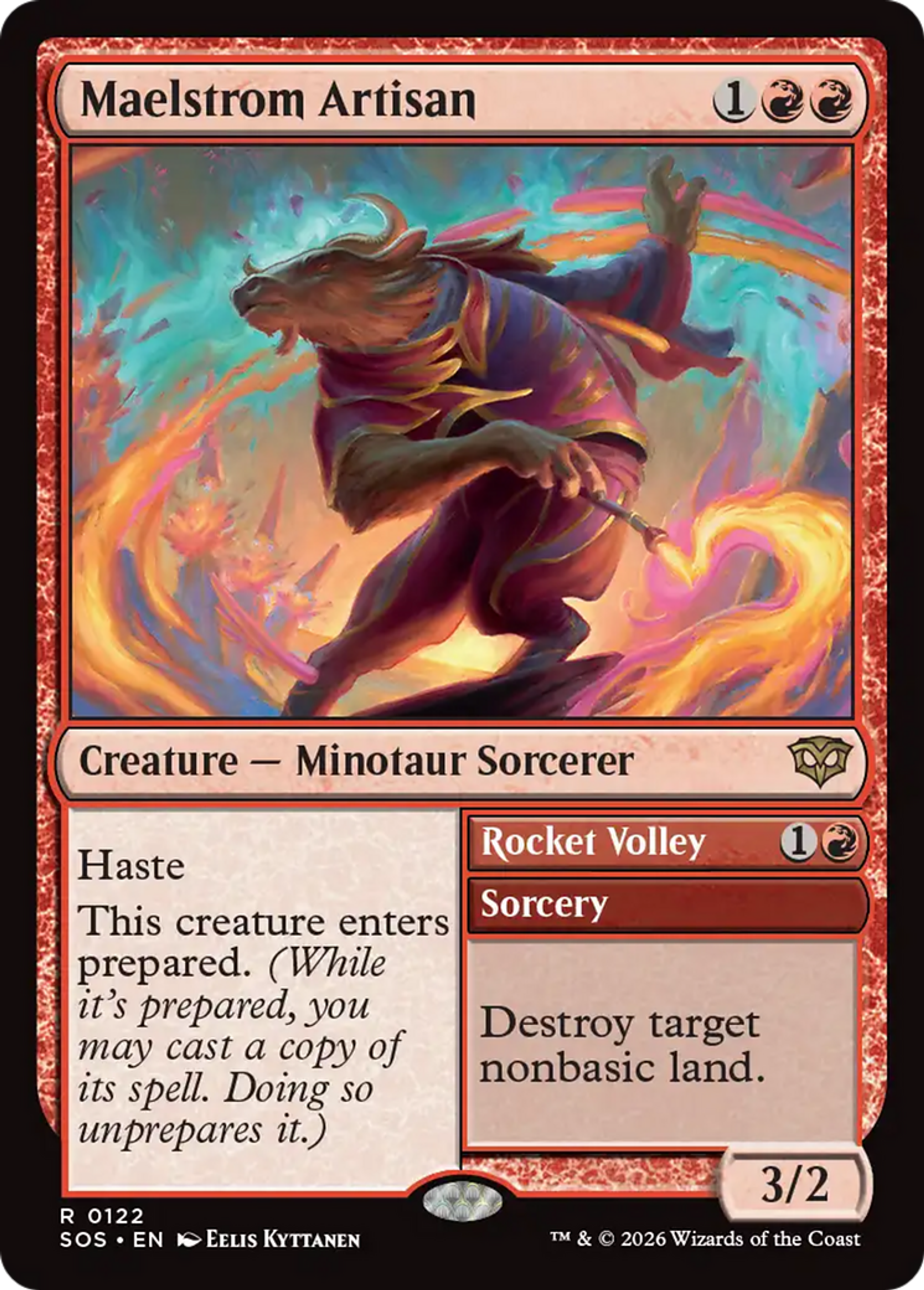 Artisan du maelström // Rocket Volley — Secrets of Strixhaven — Magic: The Gathering