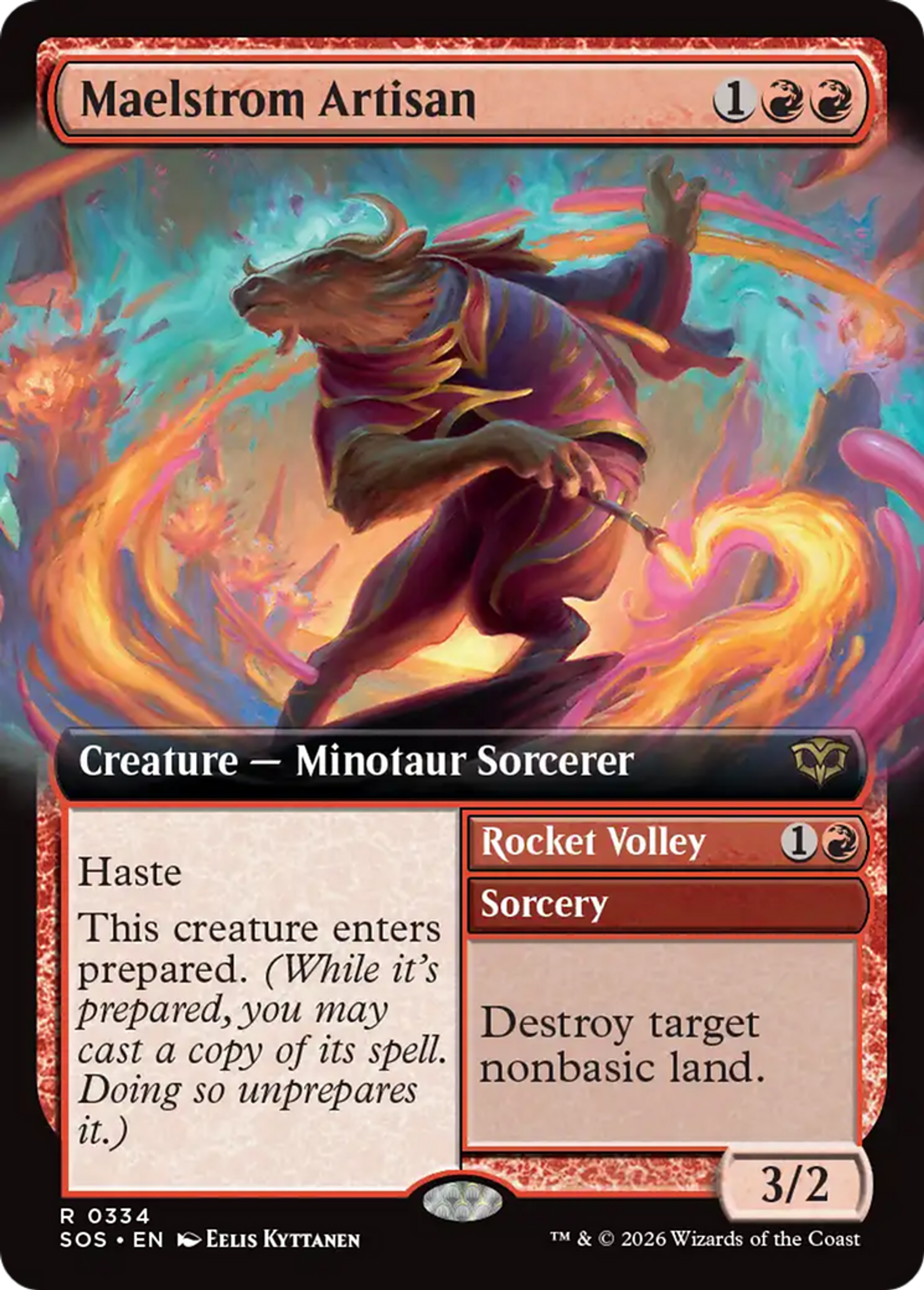 Artisan du maelström // Rocket Volley — Secrets of Strixhaven — Magic: The Gathering