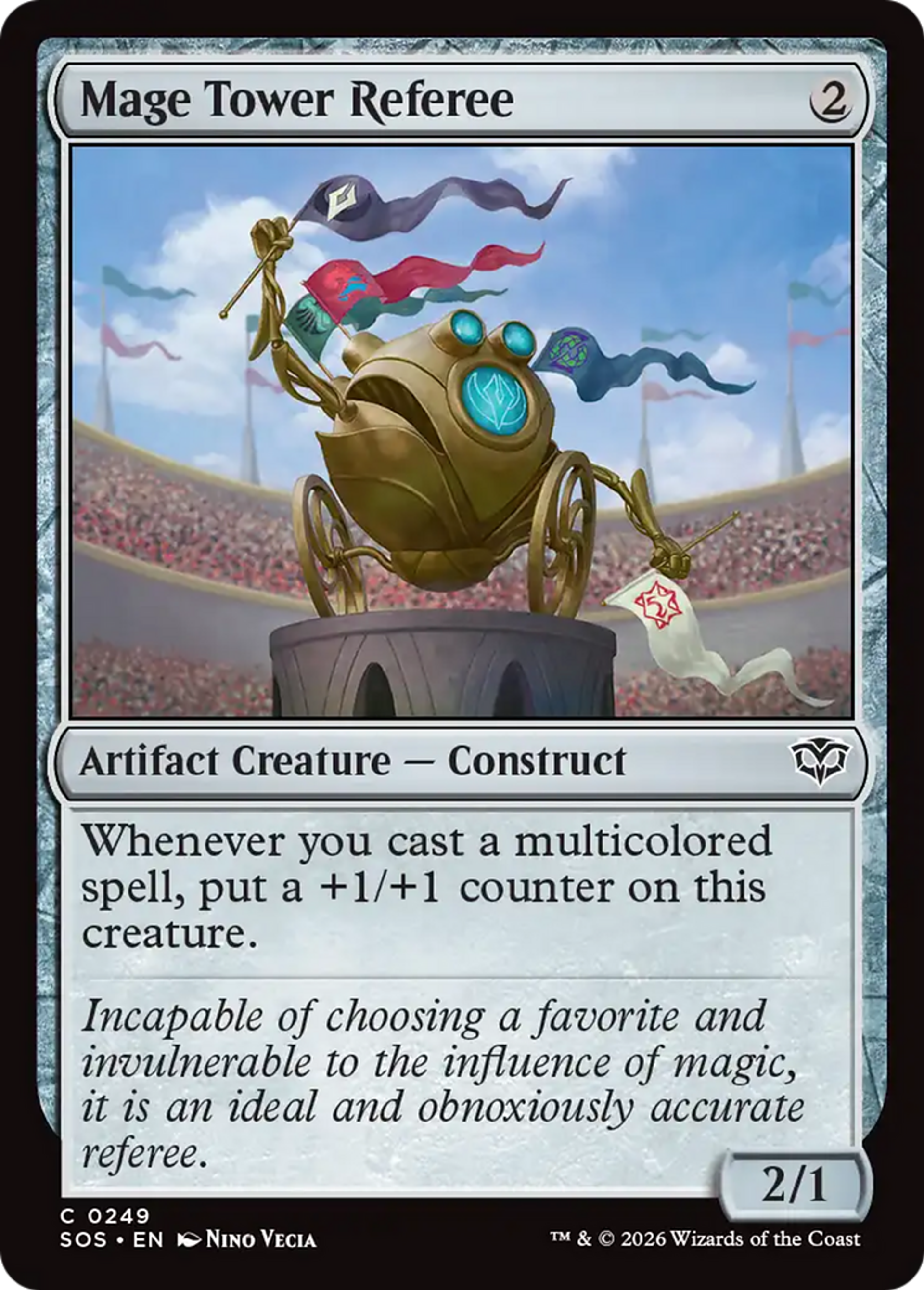 Mage Tower Referee — Secrets of Strixhaven — Magic: The Gathering