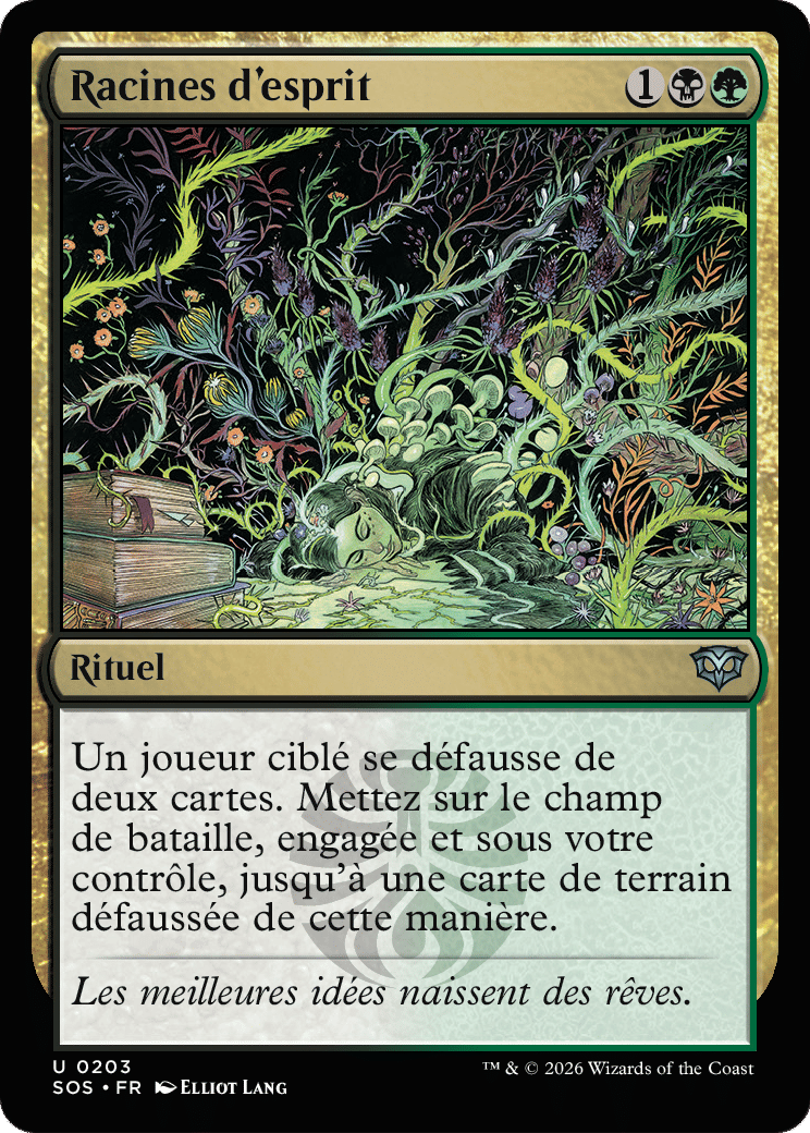 Racines d'esprit — Secrets of Strixhaven — Magic: The Gathering