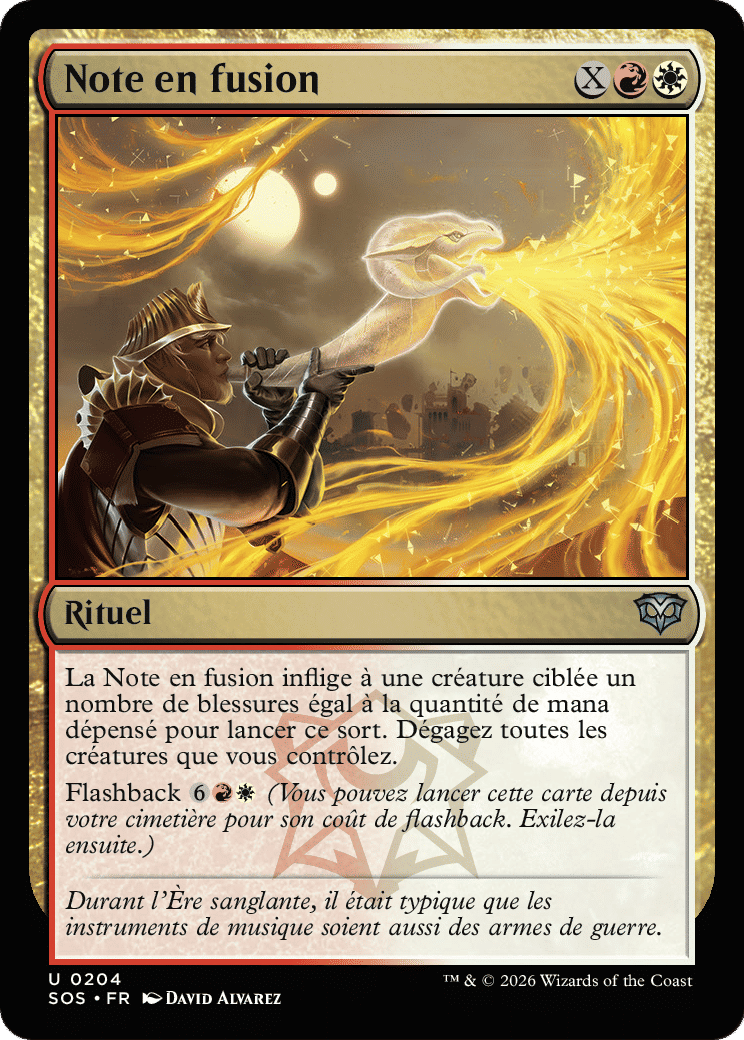Note en fusion — Secrets of Strixhaven — Magic: The Gathering