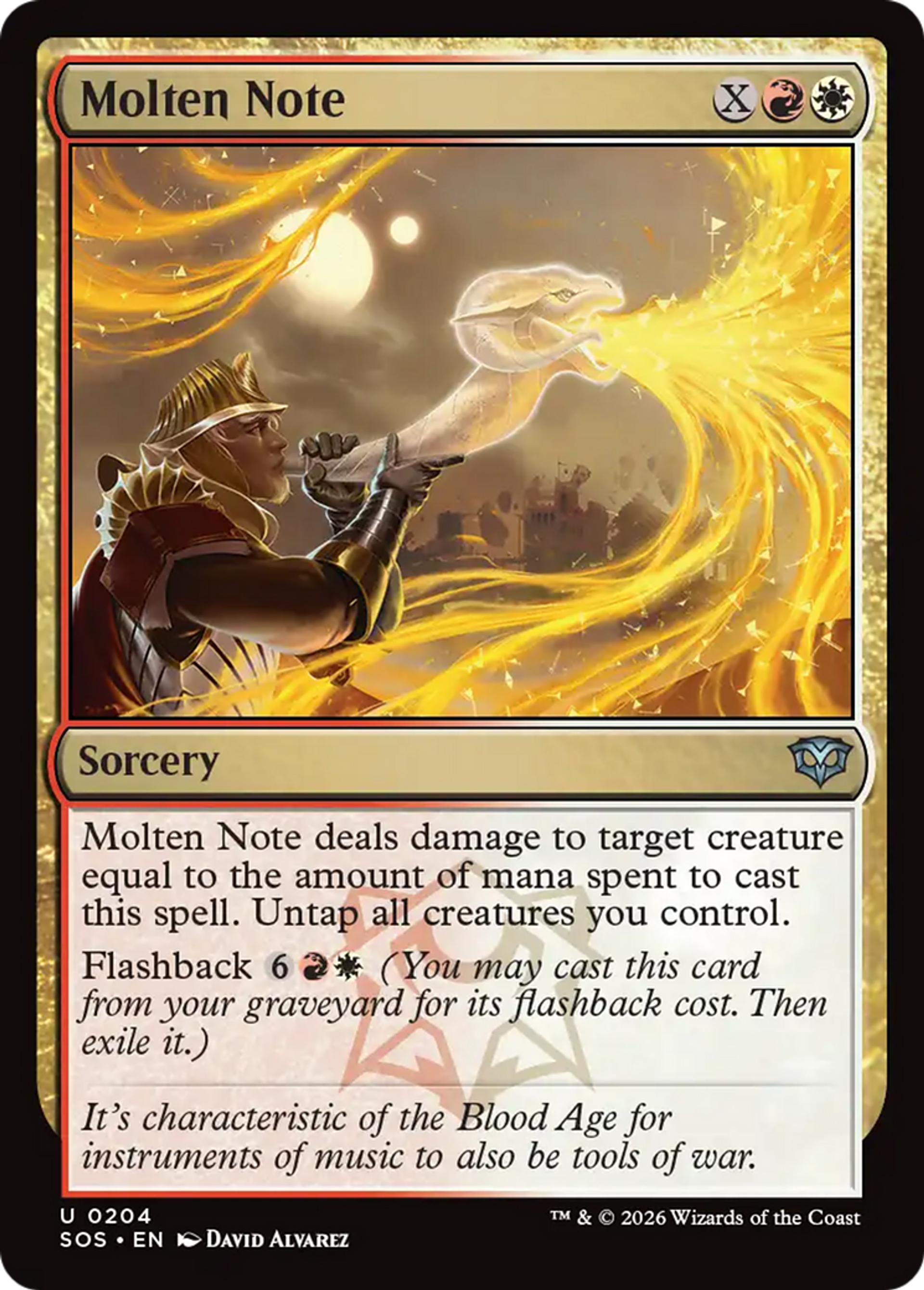 Molten Note — Secrets of Strixhaven — Magic: The Gathering
