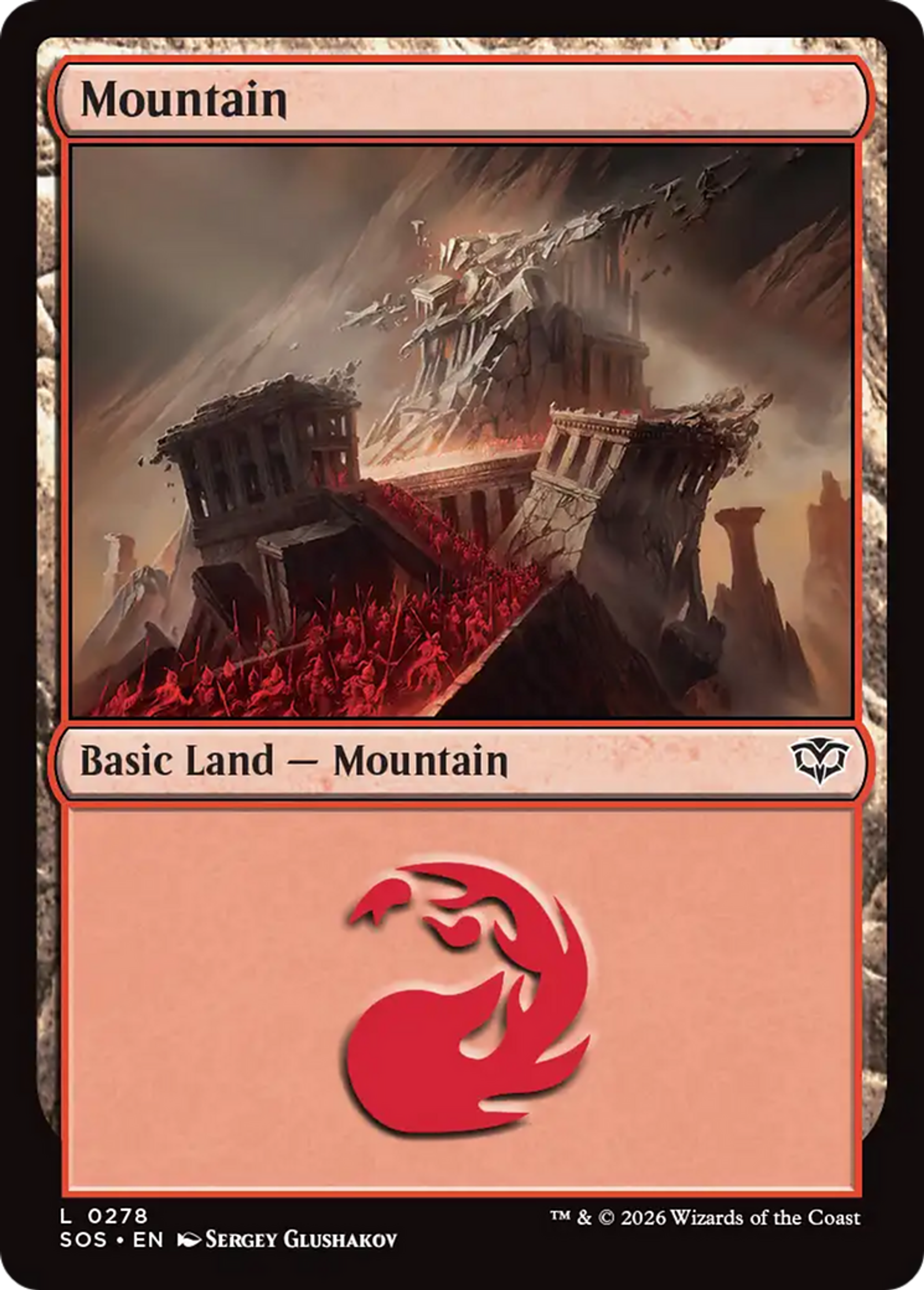 Montagne — Secrets of Strixhaven — Magic: The Gathering