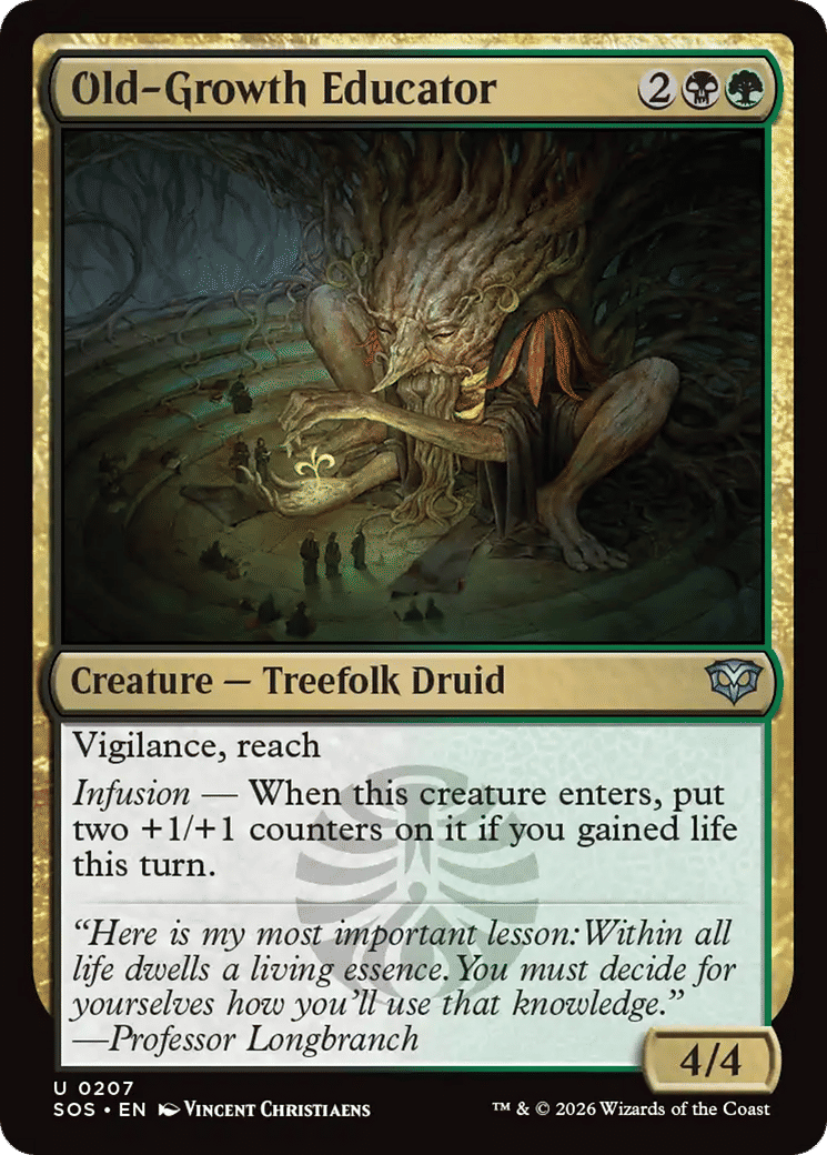 Old-Growth Educator — Secrets of Strixhaven — Magic: The Gathering