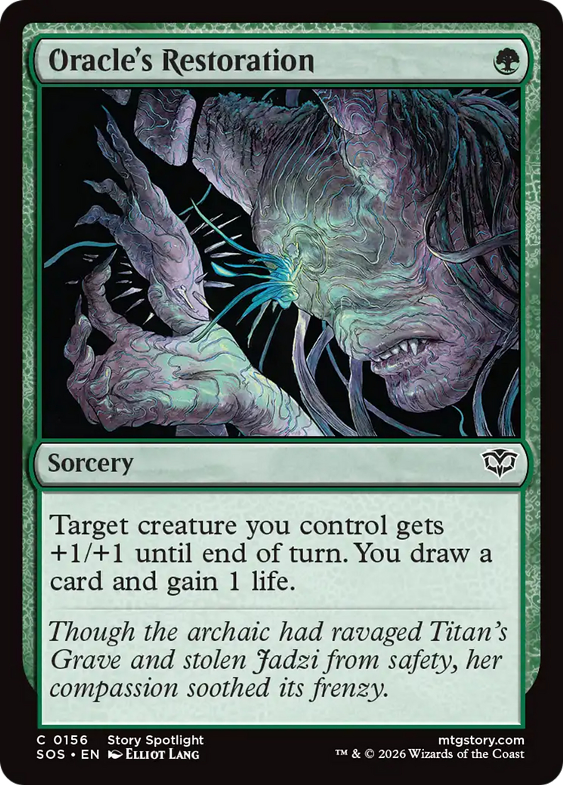 Restauration de l'oracle — Secrets of Strixhaven — Magic: The Gathering