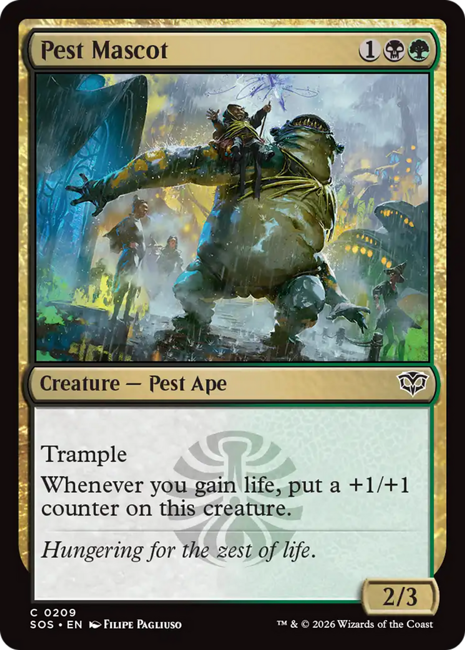Mascotte nuisible — Secrets of Strixhaven — Magic: The Gathering