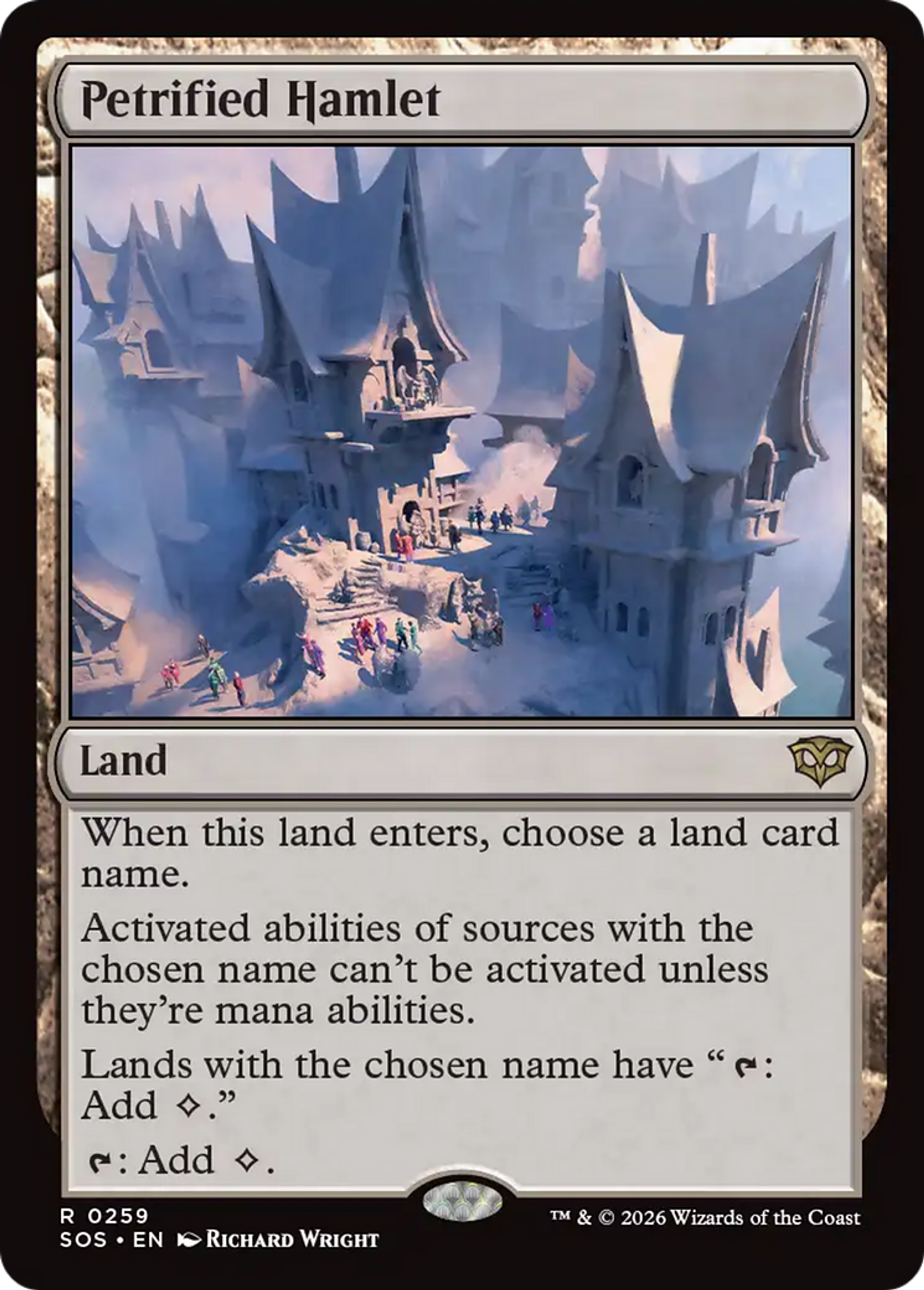 Petrified Hamlet — Secrets of Strixhaven — Magic: The Gathering