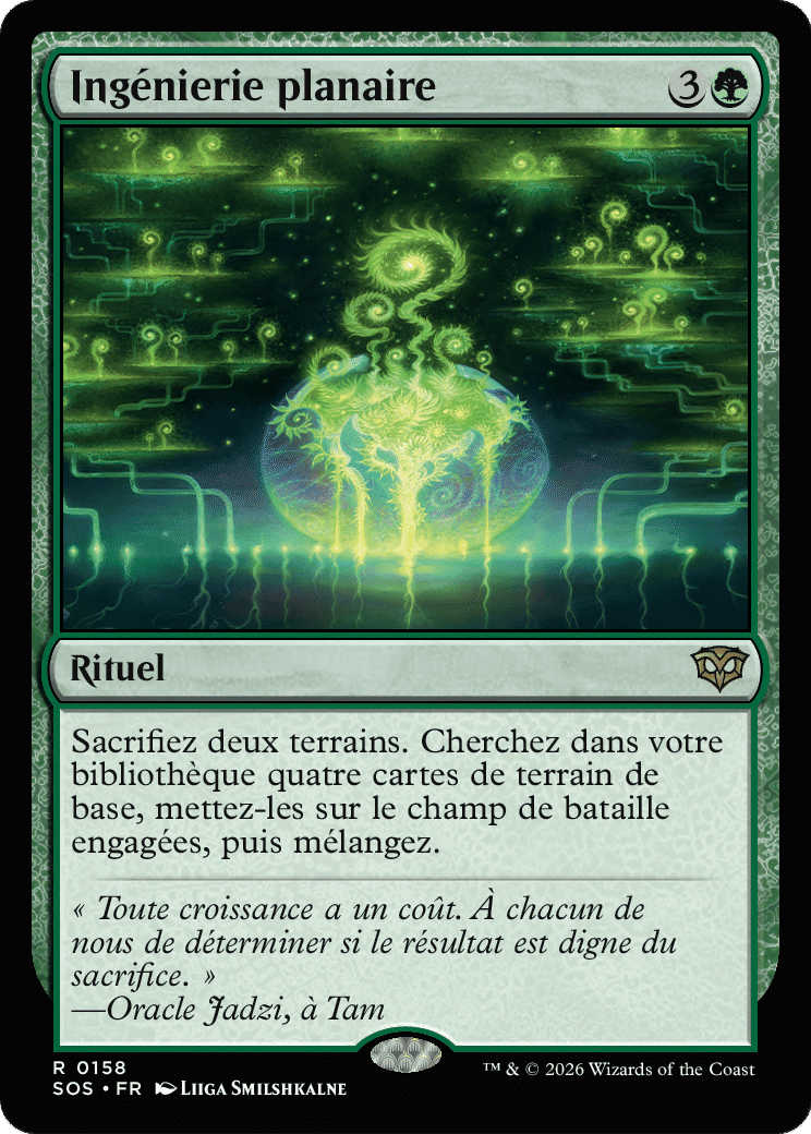 Ingénierie planaire — Secrets of Strixhaven — Magic: The Gathering