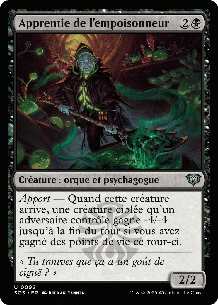 Apprentie de l'empoisonneur — Secrets of Strixhaven — Magic: The Gathering