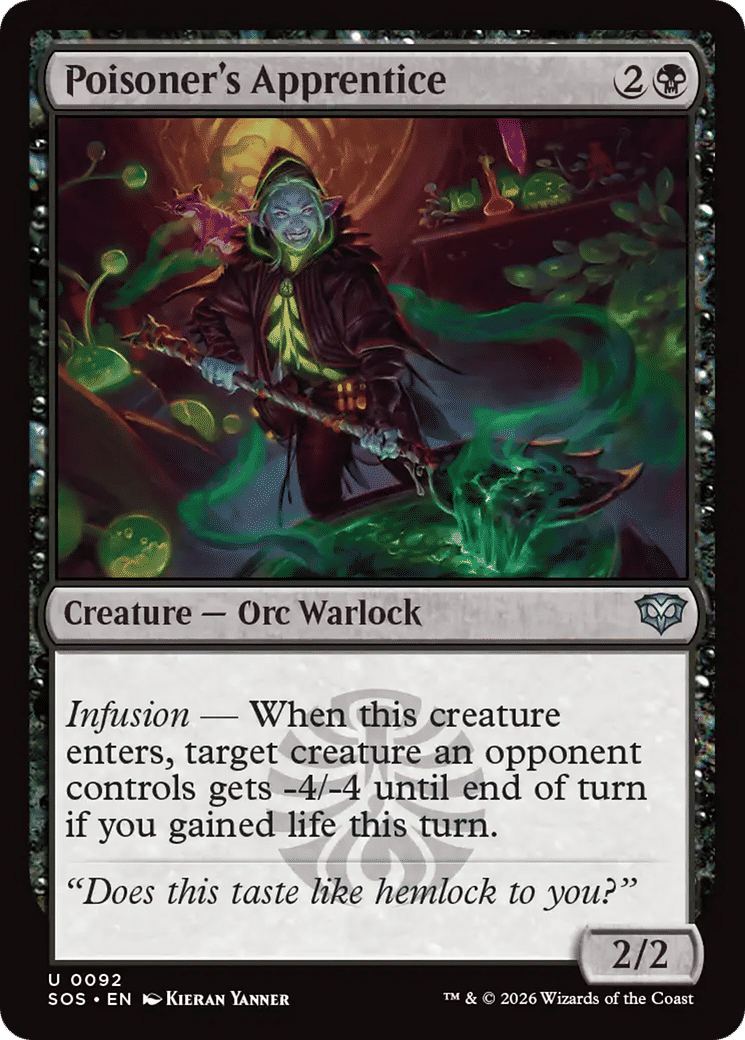 Poisoner's Apprentice — Secrets of Strixhaven — Magic: The Gathering