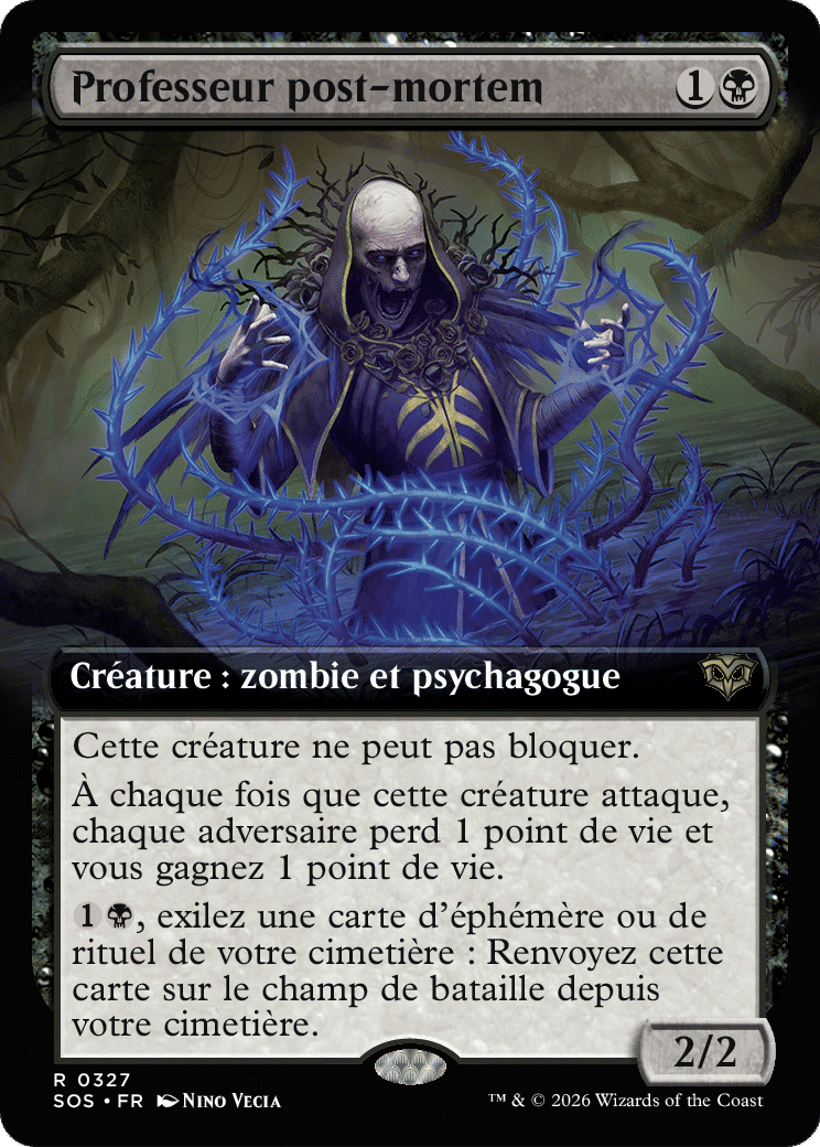 Professeur post-mortem — Secrets of Strixhaven — Magic: The Gathering