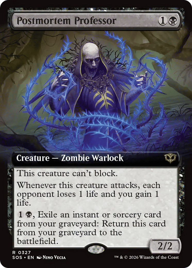 Postmortem Professor — Secrets of Strixhaven — Magic: The Gathering