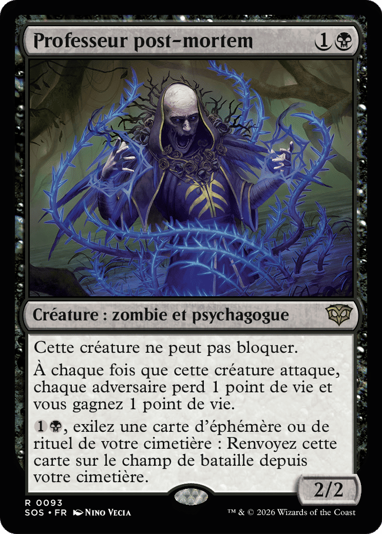 Professeur post-mortem — Secrets of Strixhaven — Magic: The Gathering