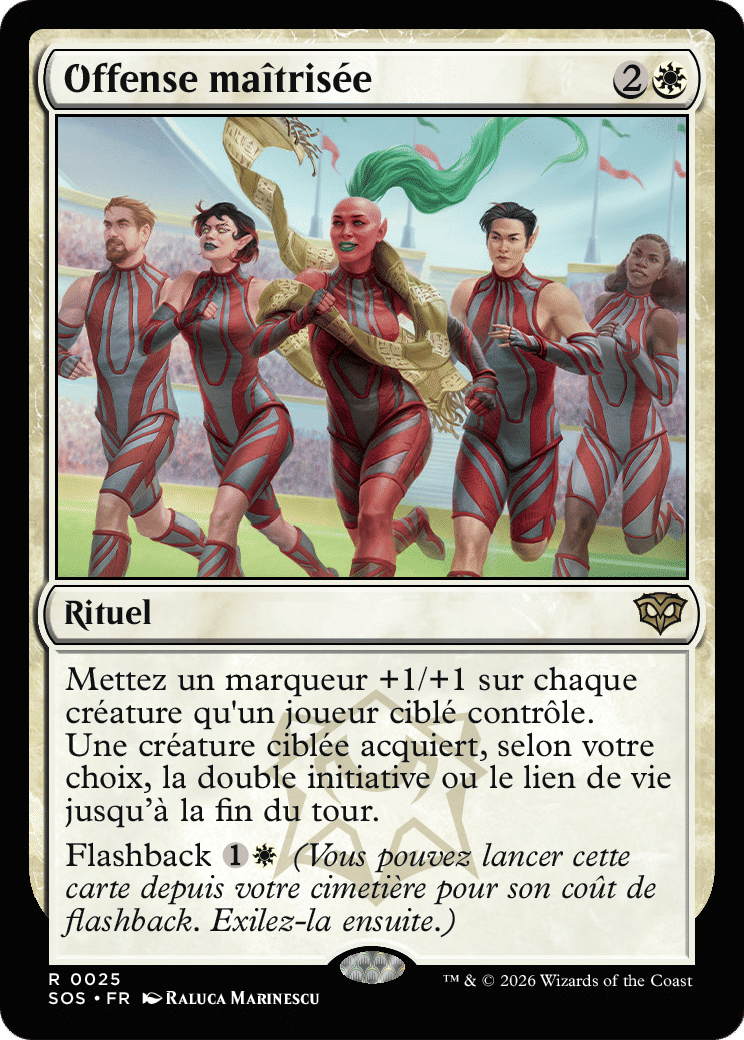 Offense maîtrisée — Secrets of Strixhaven — Magic: The Gathering