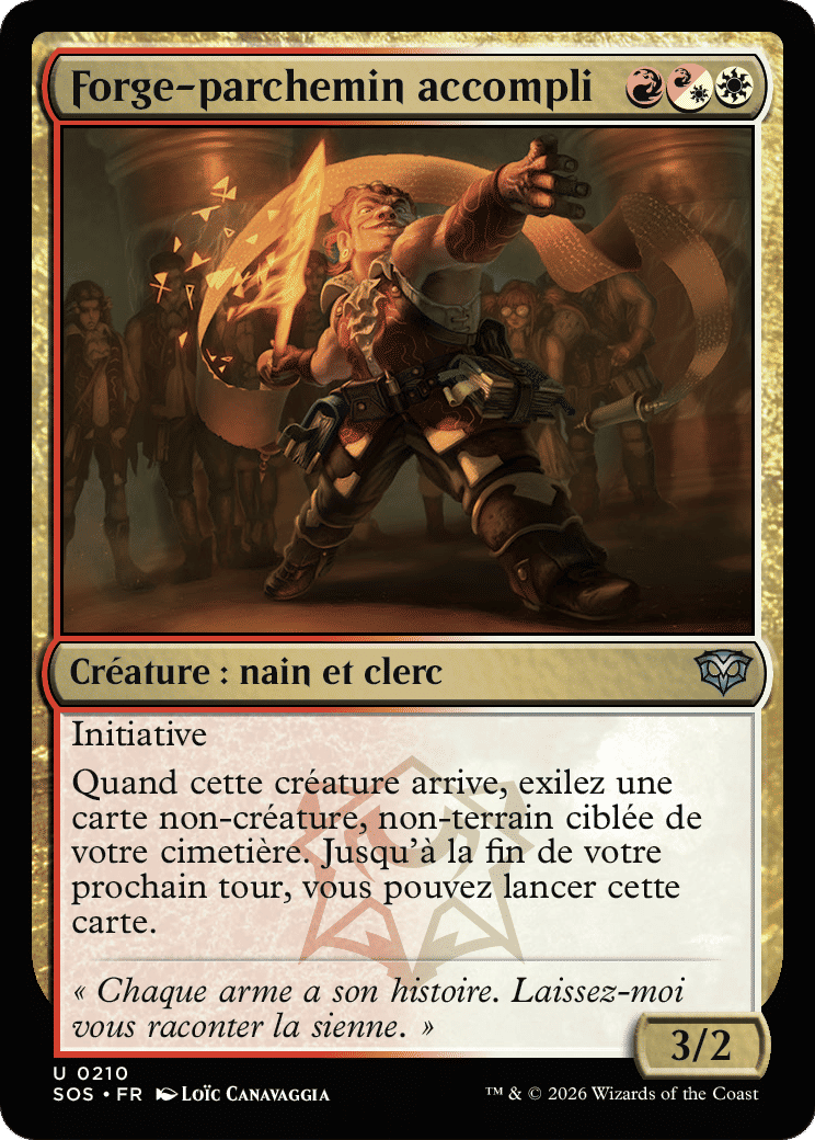 Forge-parchemin accompli — Secrets of Strixhaven — Magic: The Gathering