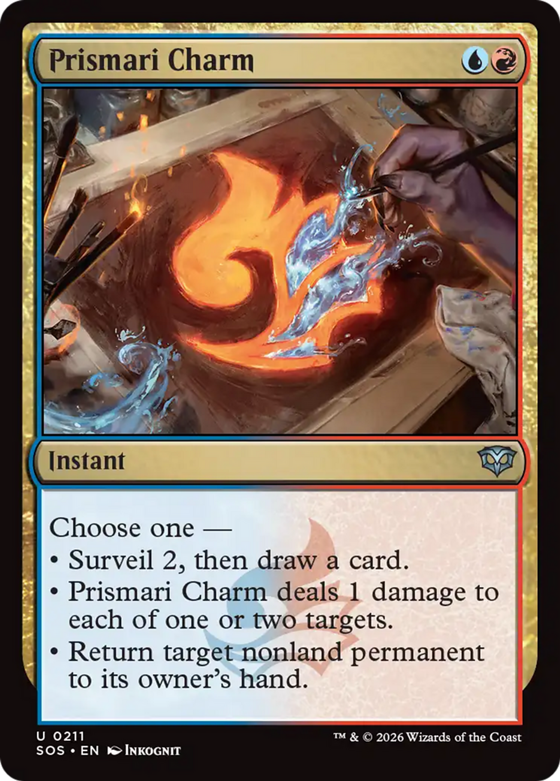 Prismari Charm — Secrets of Strixhaven — Magic: The Gathering
