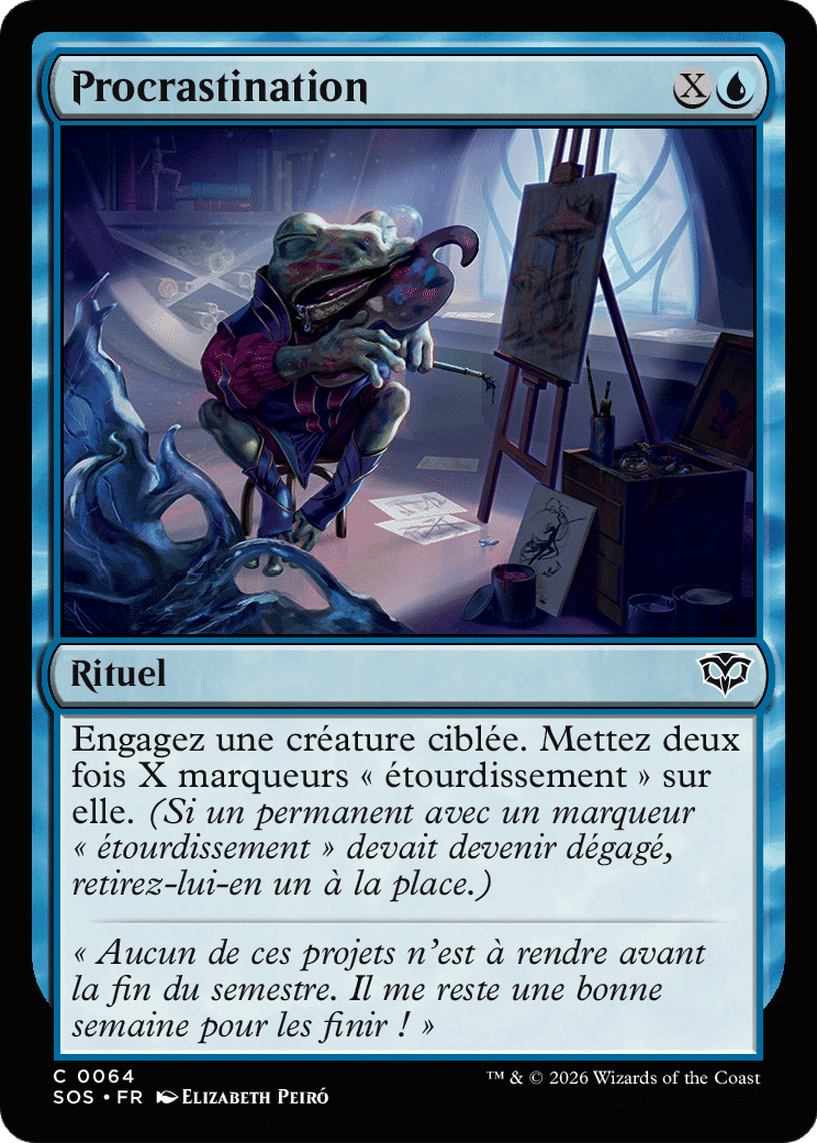 Procrastination — Secrets of Strixhaven — Magic: The Gathering