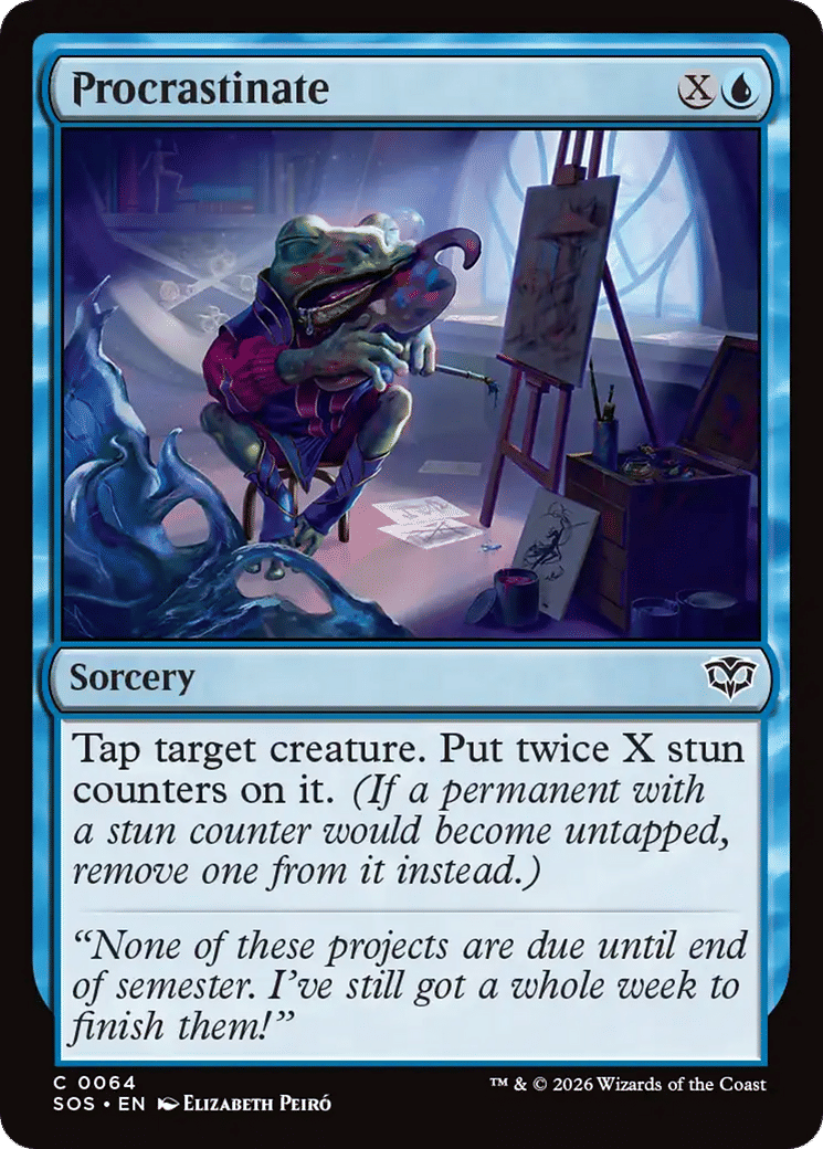 Procrastinate — Secrets of Strixhaven — Magic: The Gathering