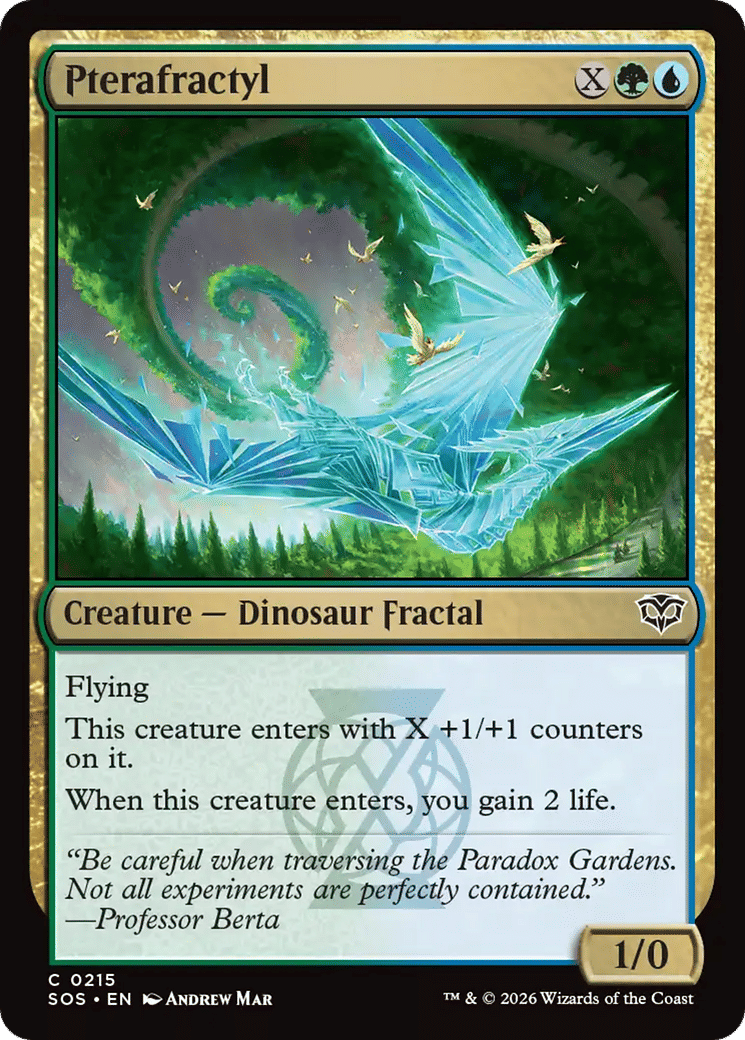 Pterafractyl — Secrets of Strixhaven — Magic: The Gathering