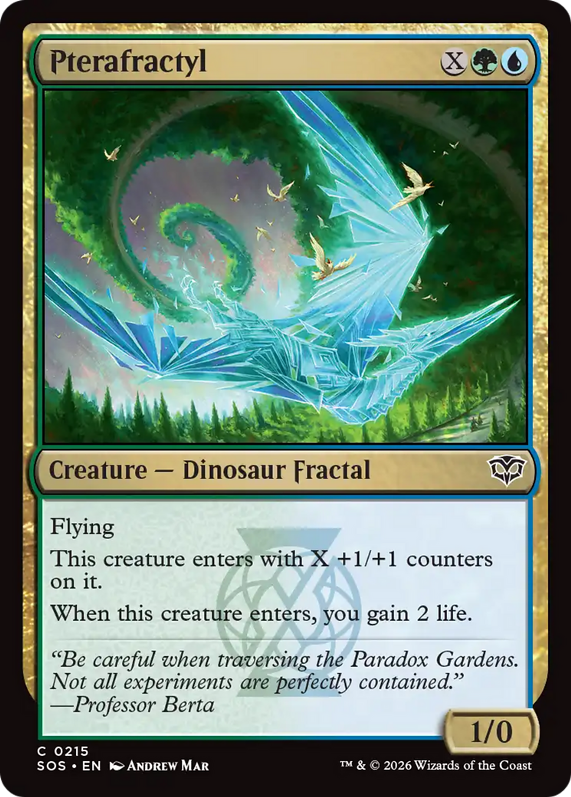 Ptérofractyle — Secrets of Strixhaven — Magic: The Gathering