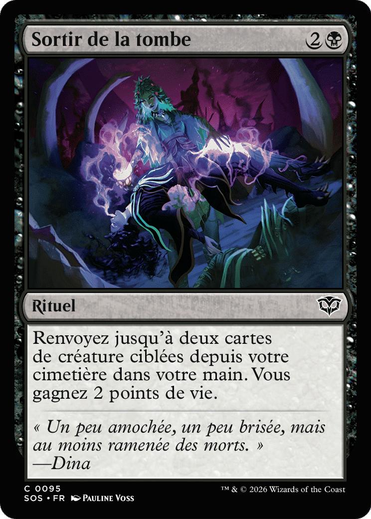 Sortir de la tombe — Secrets of Strixhaven — Magic: The Gathering