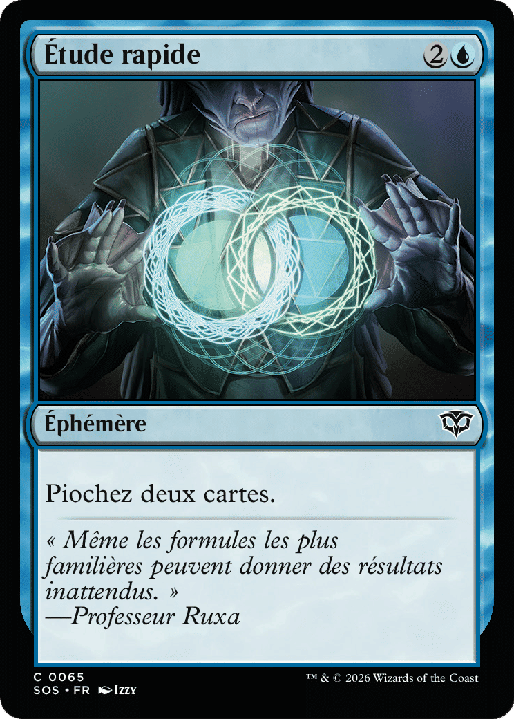 Étude rapide — Secrets of Strixhaven — Magic: The Gathering