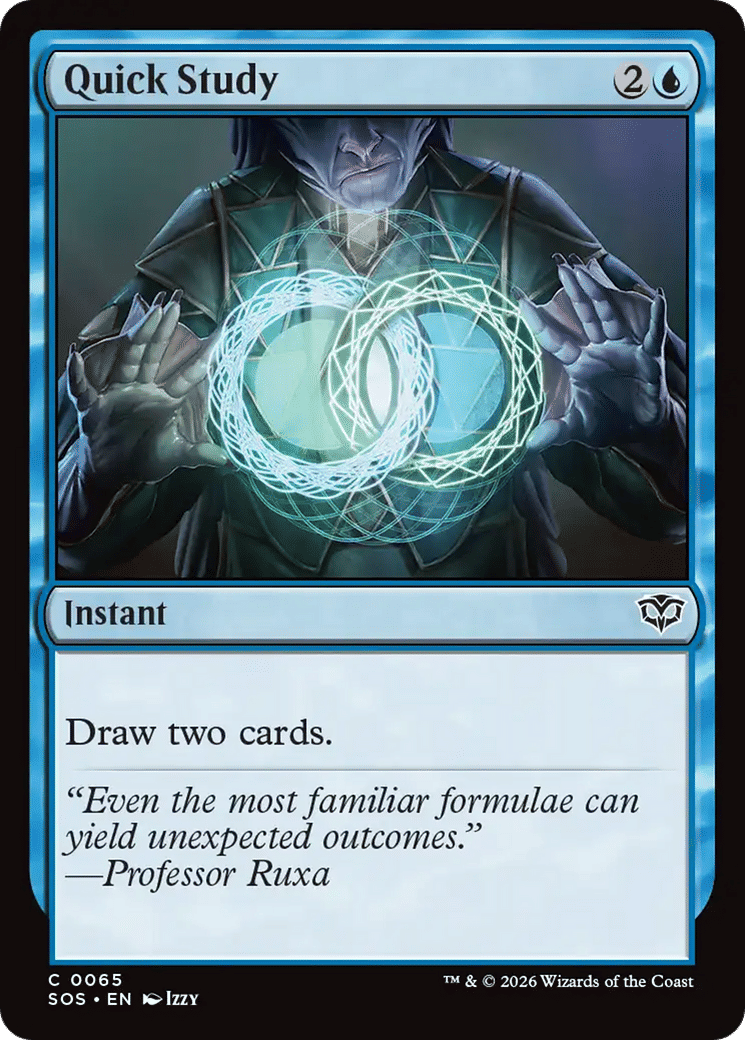 Quick Study — Secrets of Strixhaven — Magic: The Gathering
