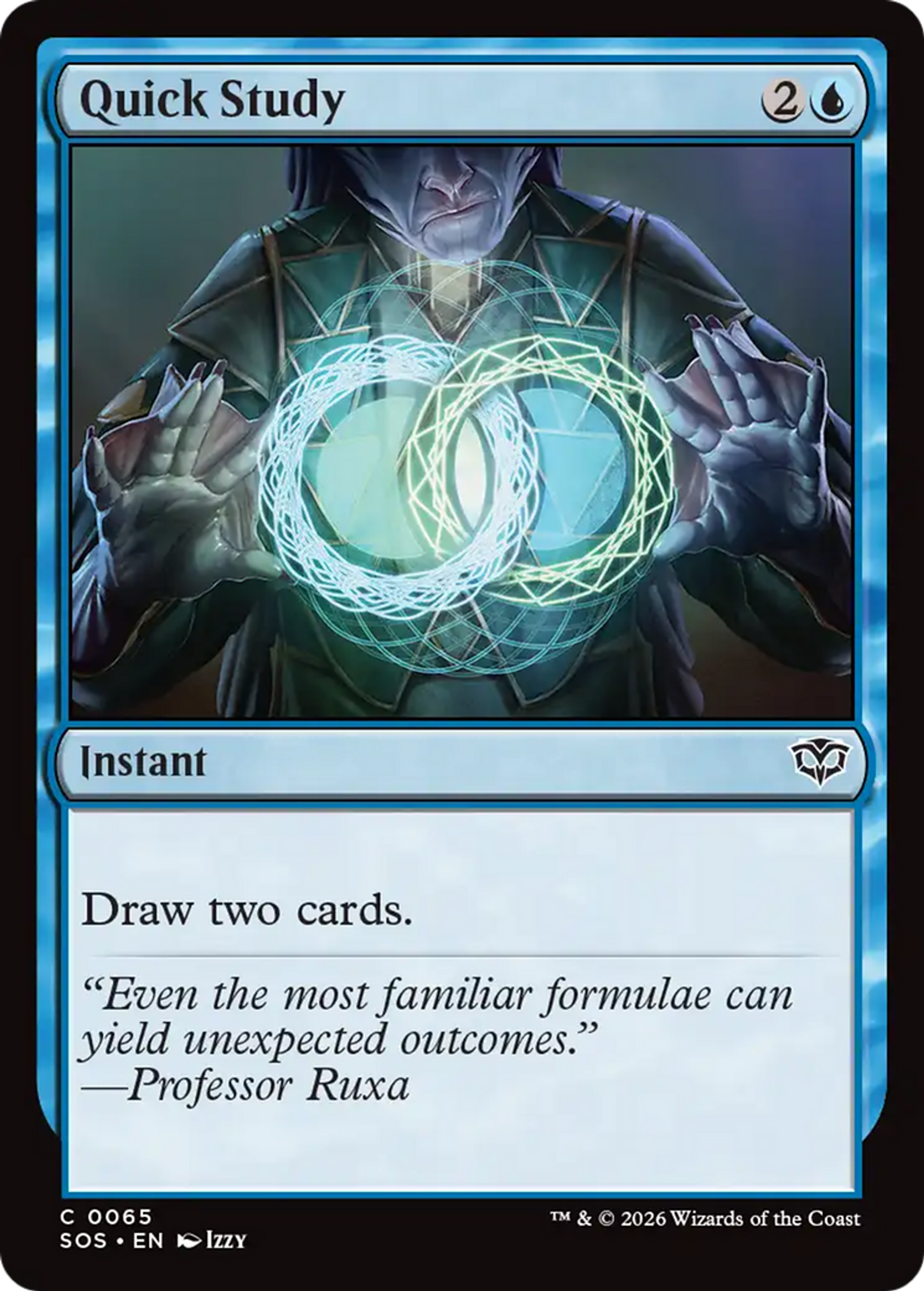 Quick Study — Secrets of Strixhaven — Magic: The Gathering