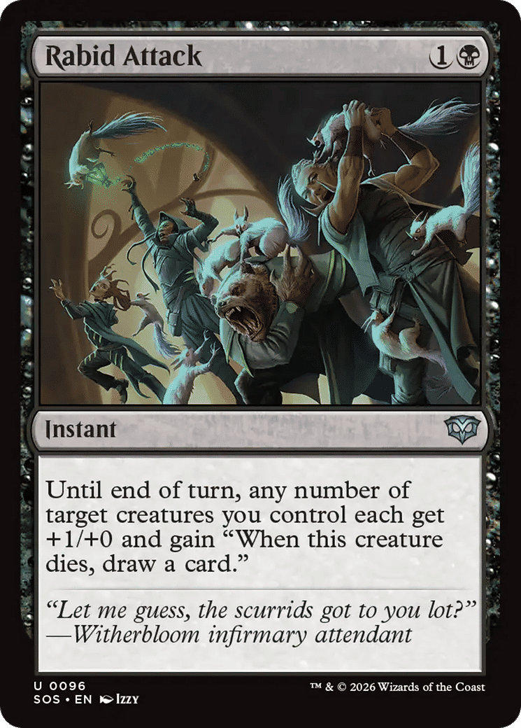 Rabid Attack — Secrets of Strixhaven — Magic: The Gathering