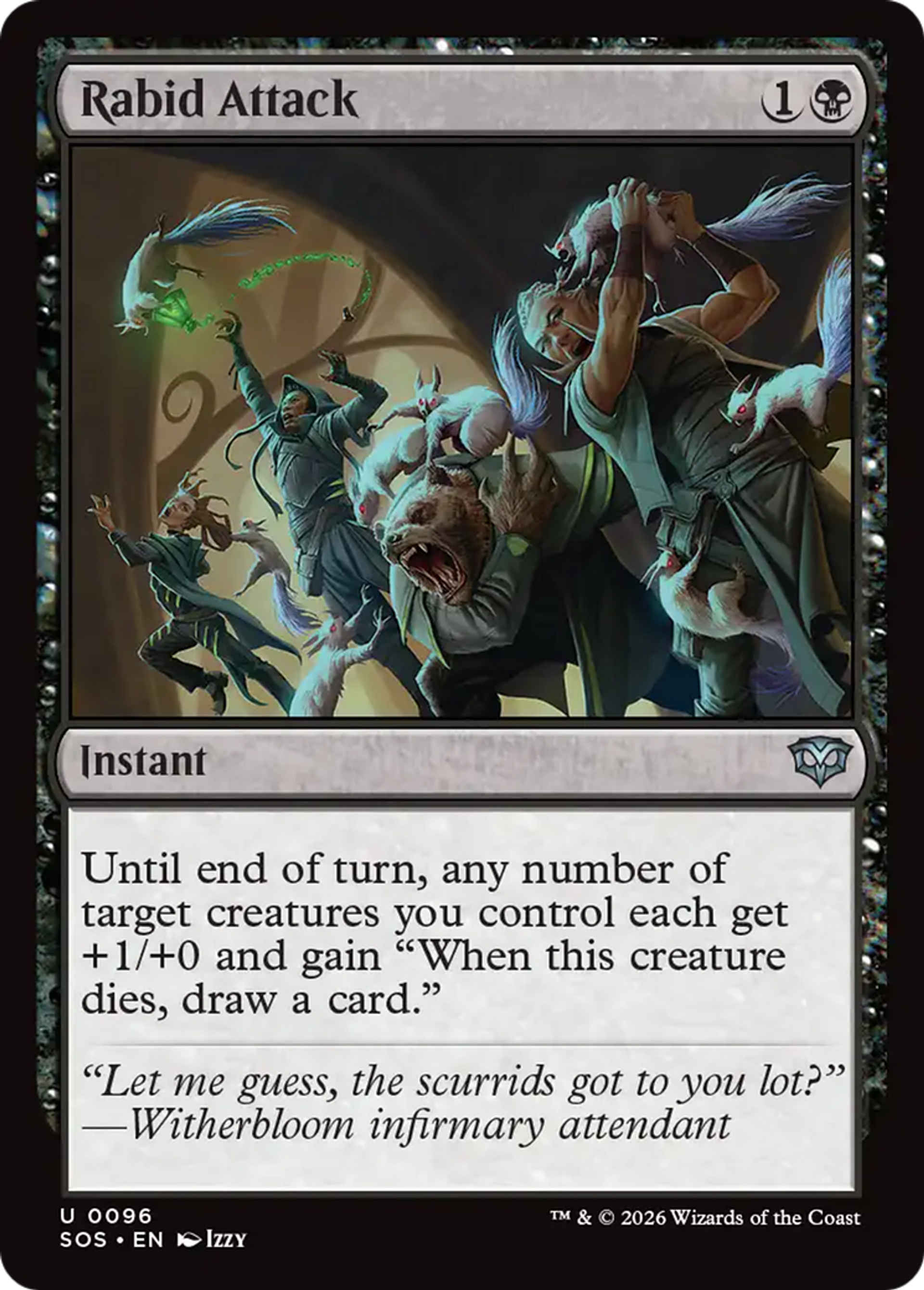 Rabid Attack — Secrets of Strixhaven — Magic: The Gathering
