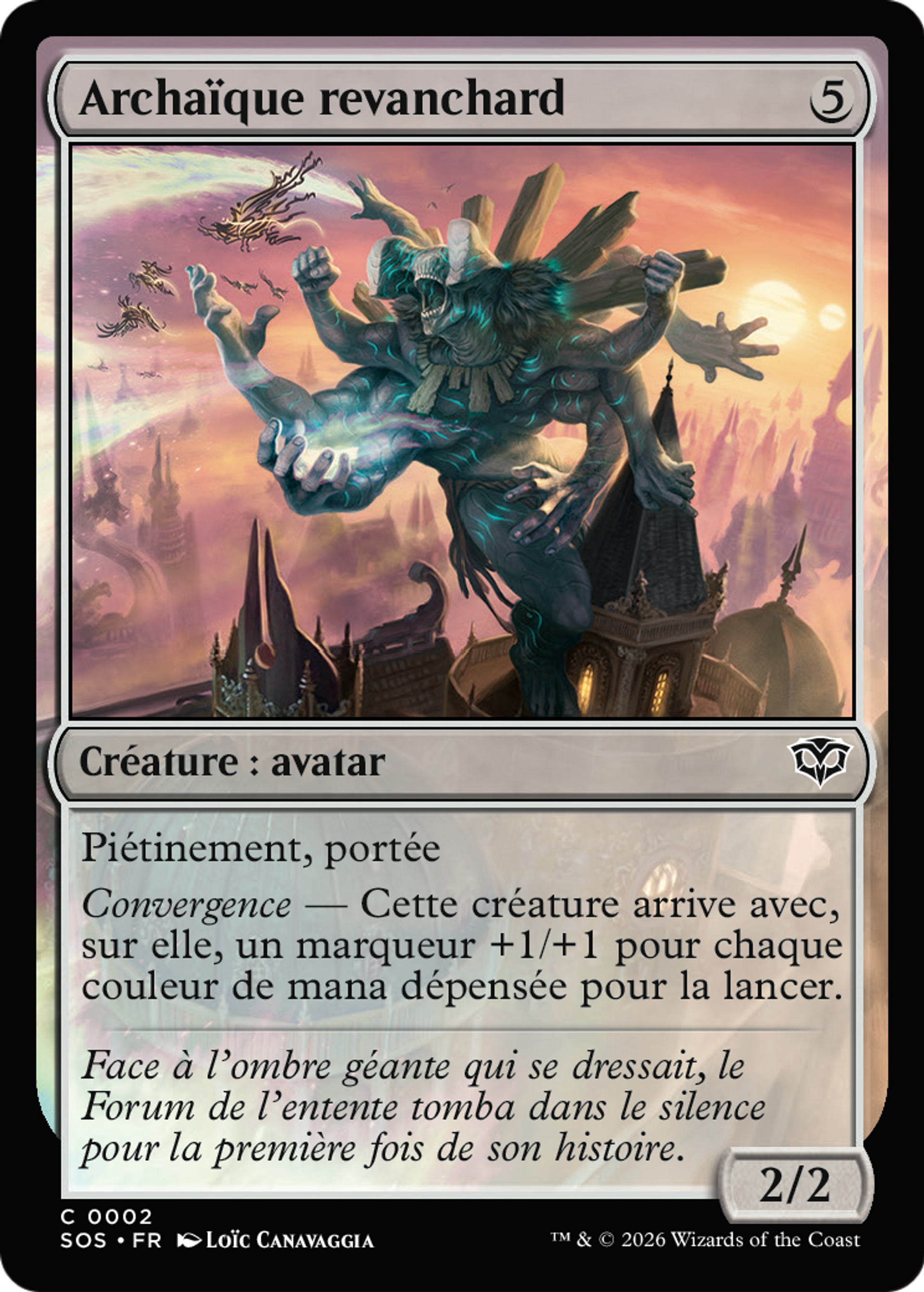 Archaïque revanchard — Secrets of Strixhaven — Magic: The Gathering