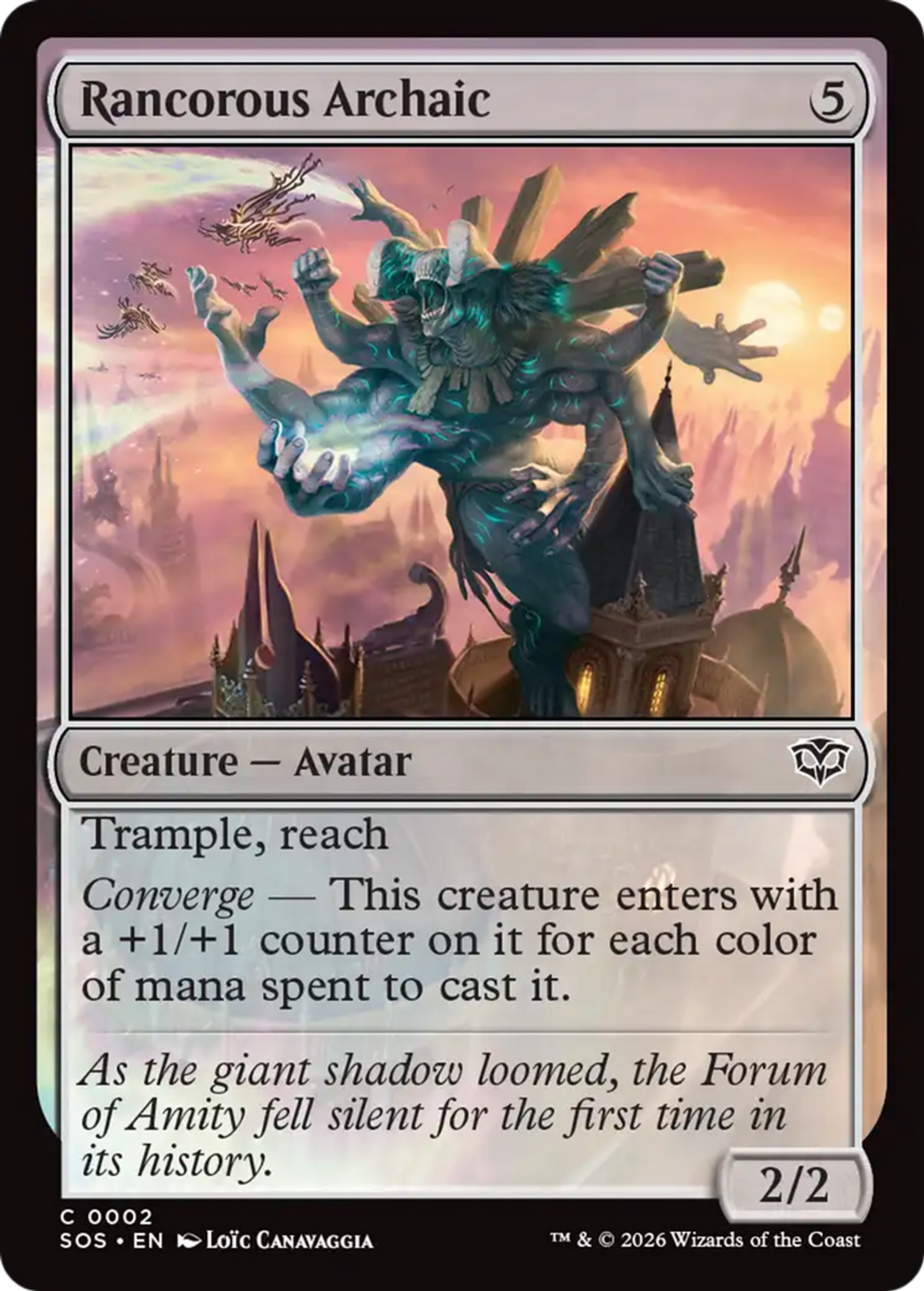 Rancorous Archaic — Secrets of Strixhaven — Magic: The Gathering